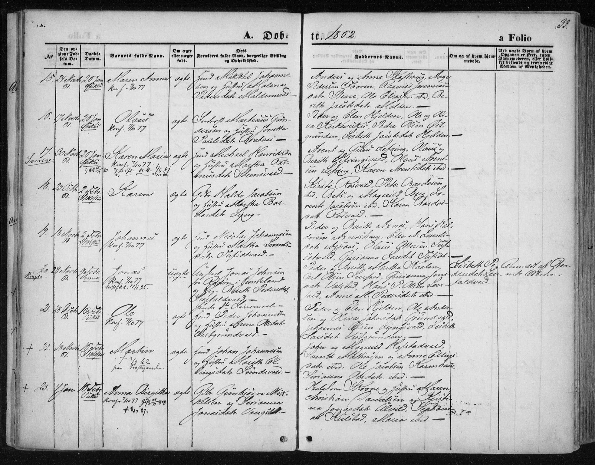 Ministerialprotokoller, klokkerbøker og fødselsregistre - Nord-Trøndelag, AV/SAT-A-1458/723/L0241: Ministerialbok nr. 723A10, 1860-1869, s. 33