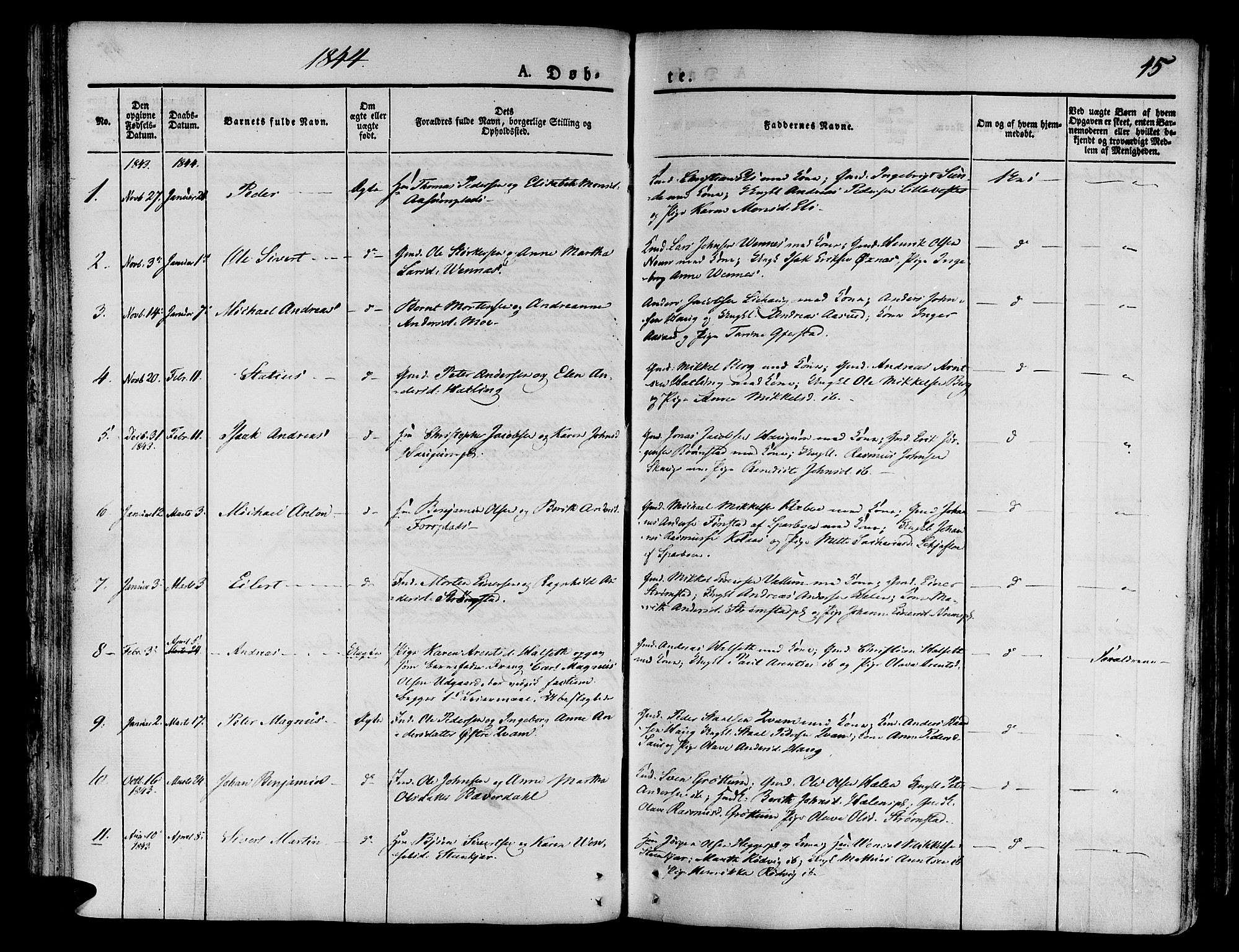 Ministerialprotokoller, klokkerbøker og fødselsregistre - Nord-Trøndelag, SAT/A-1458/746/L0445: Ministerialbok nr. 746A04, 1826-1846, s. 45