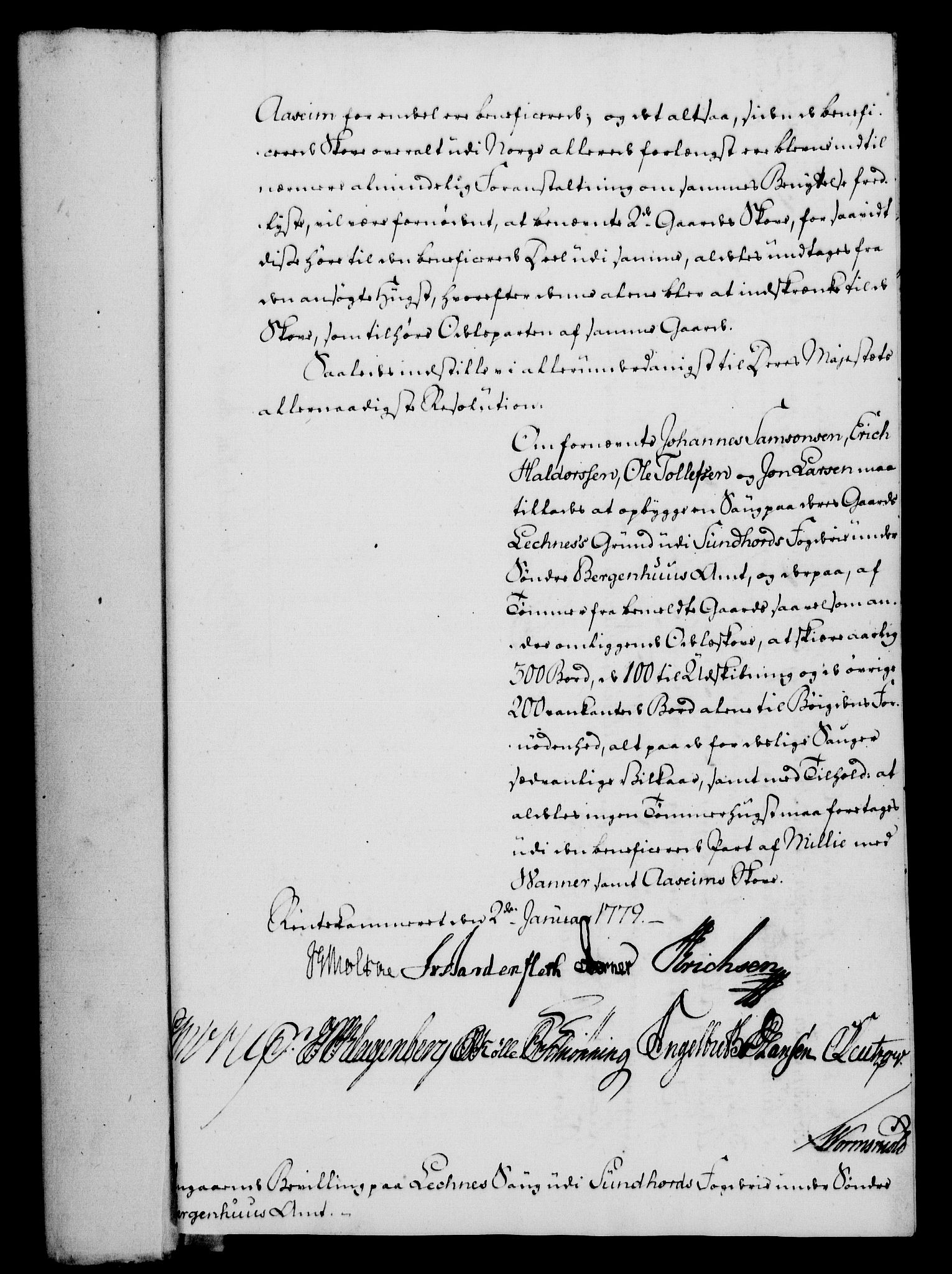 Rentekammeret, Kammerkanselliet, AV/RA-EA-3111/G/Gf/Gfa/L0061: Norsk relasjons- og resolusjonsprotokoll (merket RK 52.61), 1779, s. 47