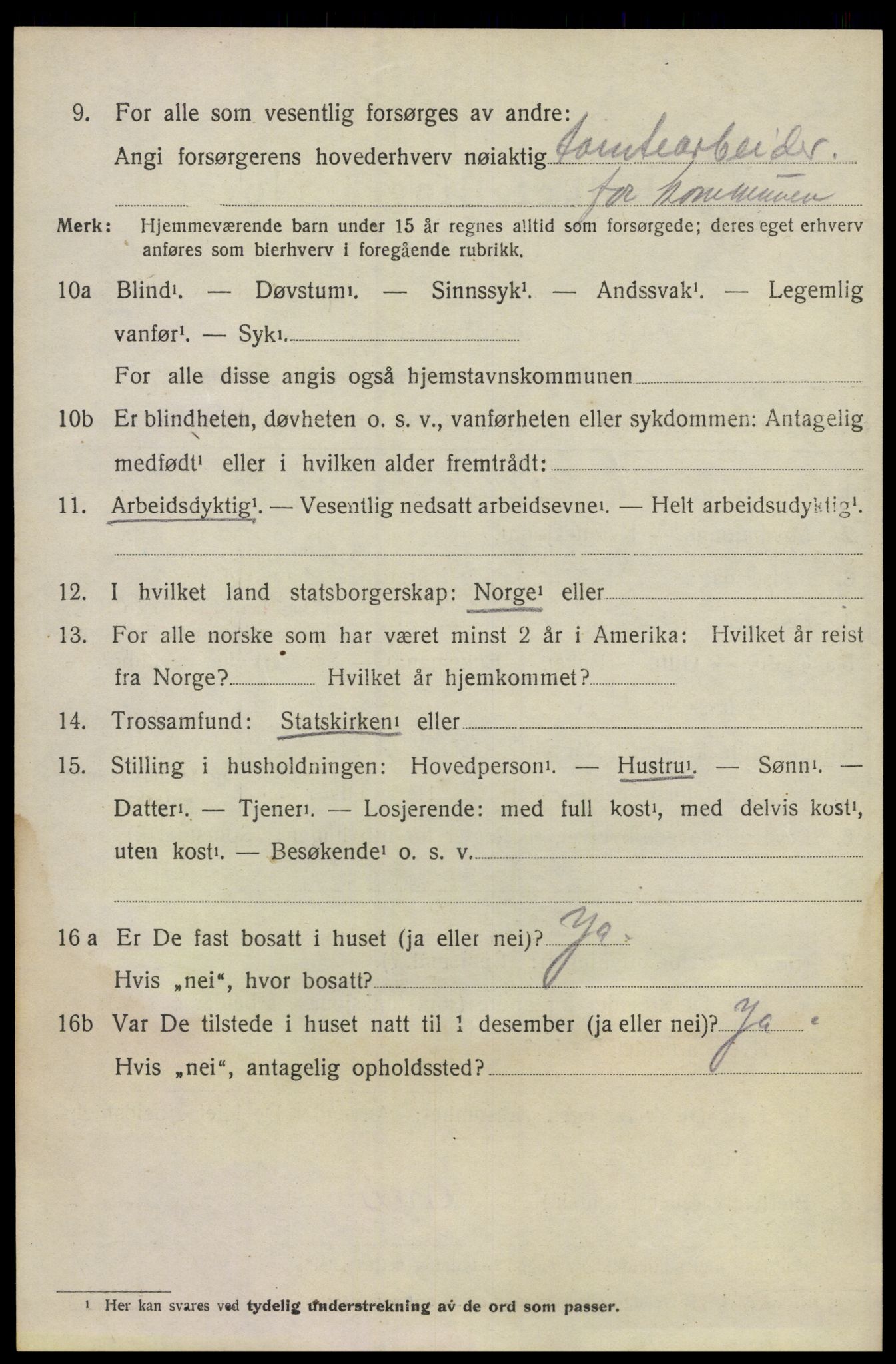 SAO, Folketelling 1920 for 0230 Lørenskog herred, 1920, s. 3014