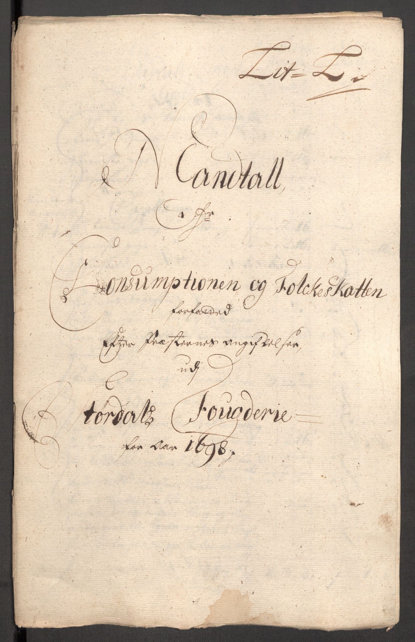 Rentekammeret inntil 1814, Reviderte regnskaper, Fogderegnskap, RA/EA-4092/R62/L4190: Fogderegnskap Stjørdal og Verdal, 1698, s. 177