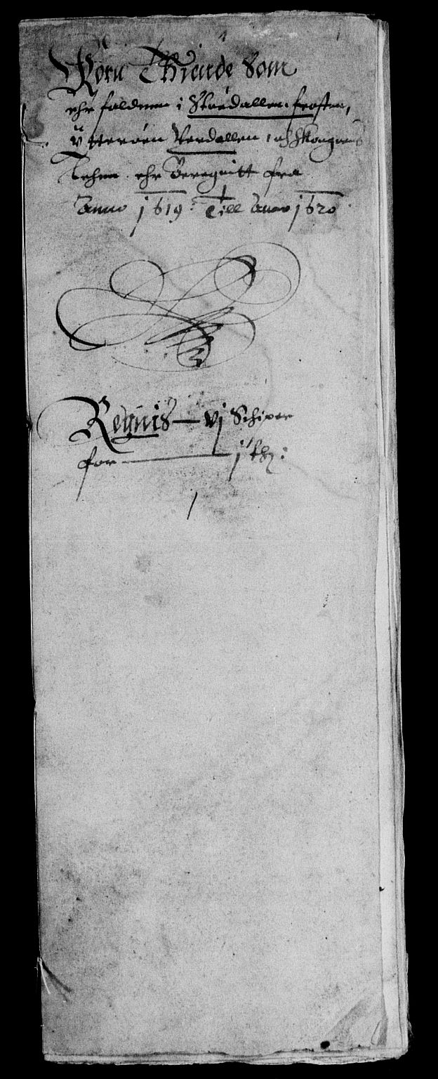 Rentekammeret inntil 1814, Reviderte regnskaper, Lensregnskaper, AV/RA-EA-5023/R/Rb/Rbw/L0019: Trondheim len, 1619-1620