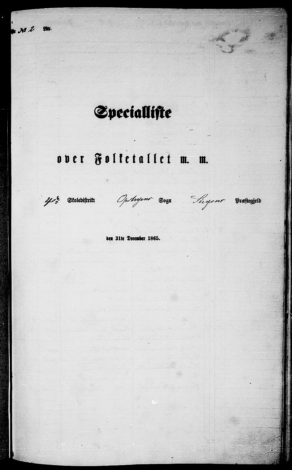 RA, Folketelling 1865 for 1448P Stryn prestegjeld, 1865, s. 19