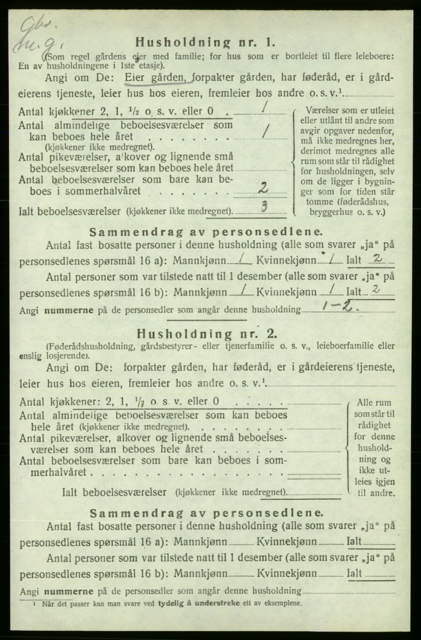 SAB, Folketelling 1920 for 1212 Skånevik herred, 1920, s. 183