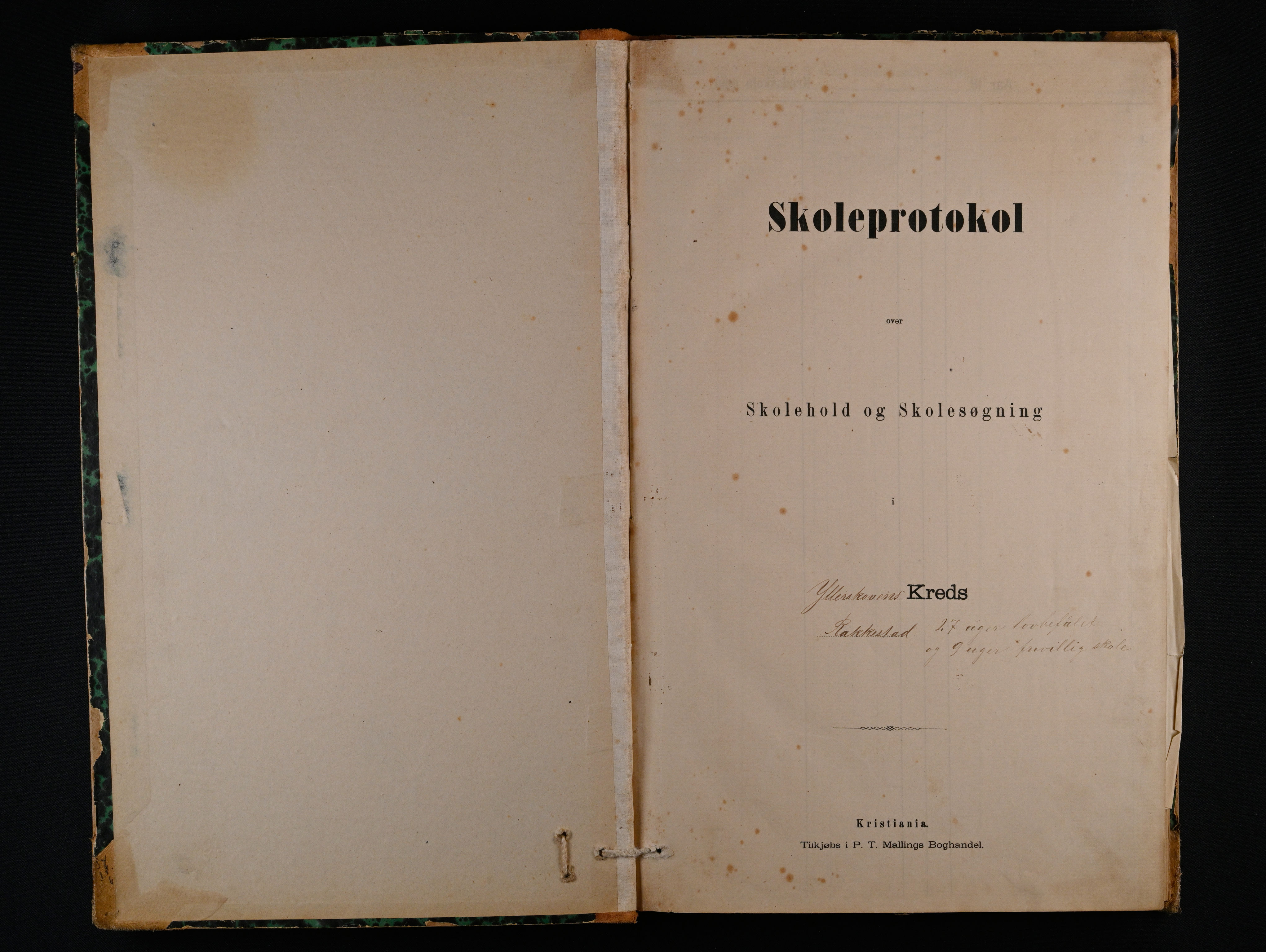 Rakkestad kommune. Ytterskogen skole, IKAO/IKA-A-1634/F/Fa/L0002: Skoleprotokoll, 1886-1914, 1886-1914