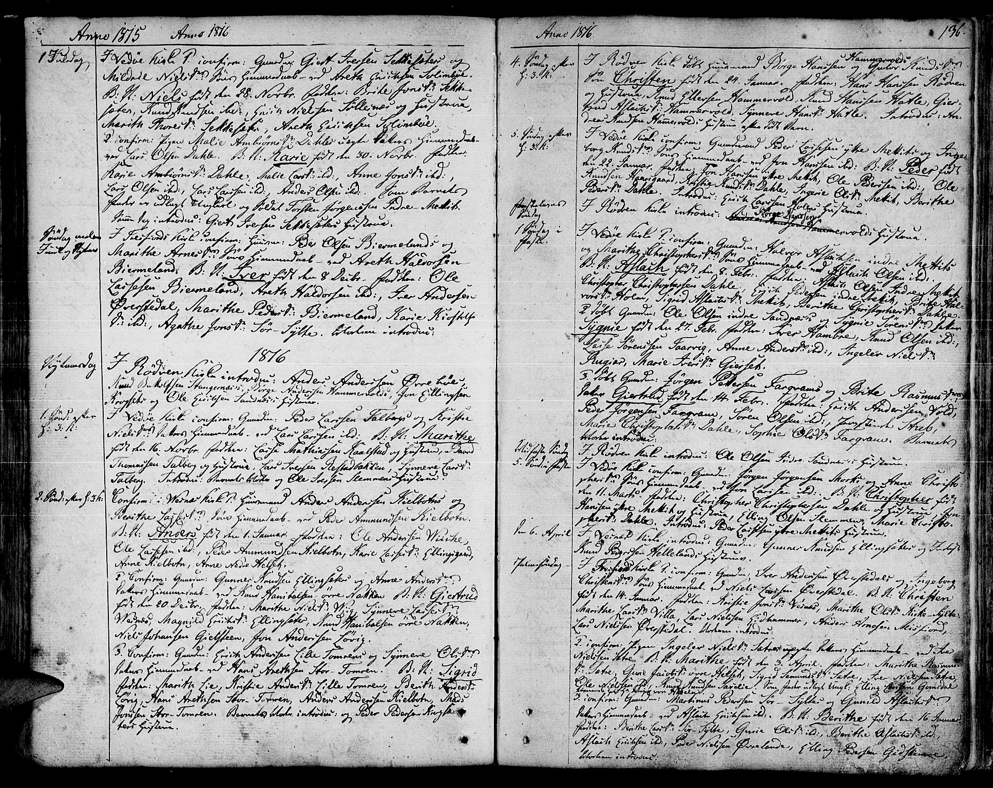 Ministerialprotokoller, klokkerbøker og fødselsregistre - Møre og Romsdal, AV/SAT-A-1454/547/L0601: Ministerialbok nr. 547A03, 1799-1818, s. 136