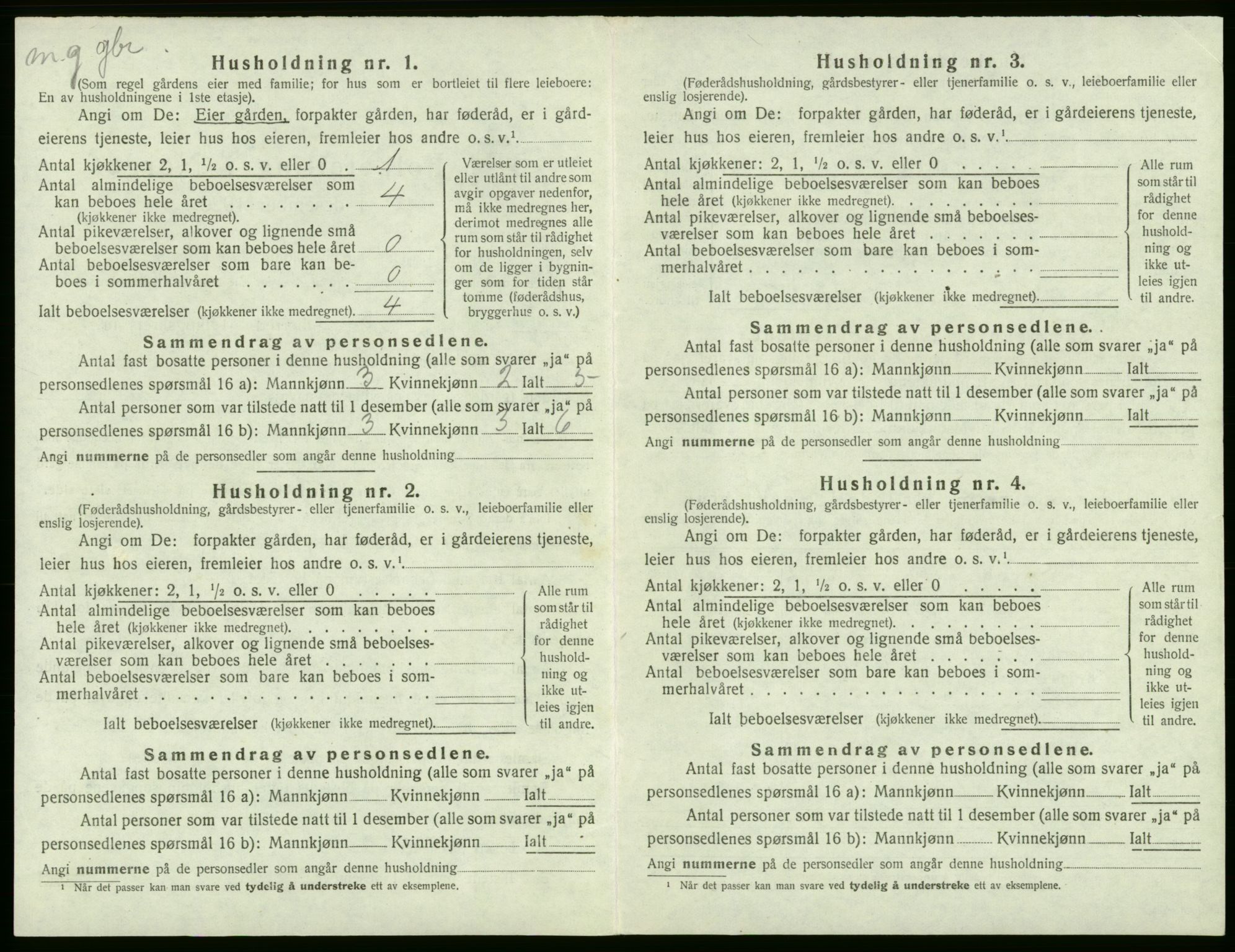 SAB, Folketelling 1920 for 1221 Stord herred, 1920, s. 987