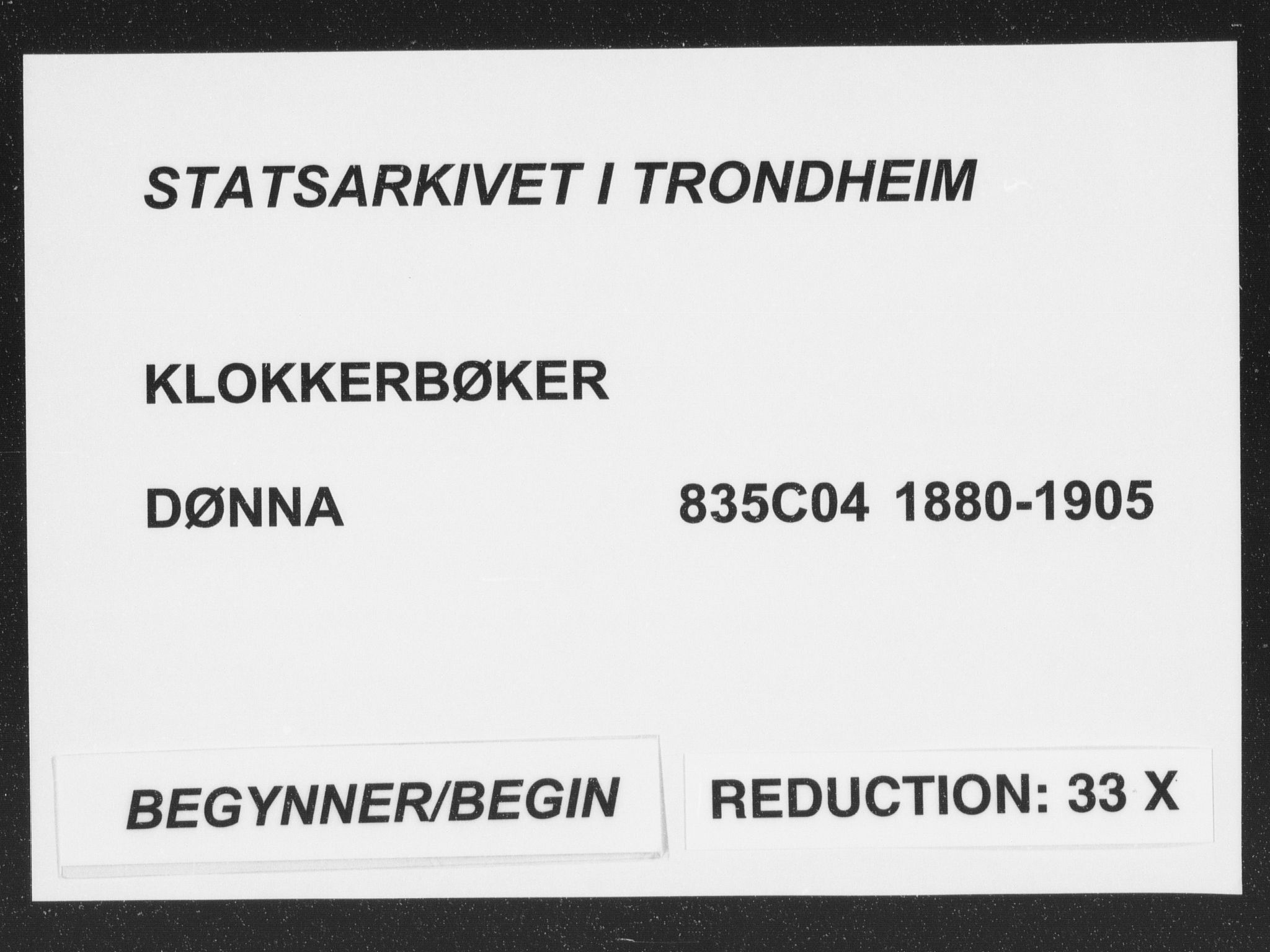 Ministerialprotokoller, klokkerbøker og fødselsregistre - Nordland, SAT/A-1459/835/L0532: Klokkerbok nr. 835C04, 1880-1905