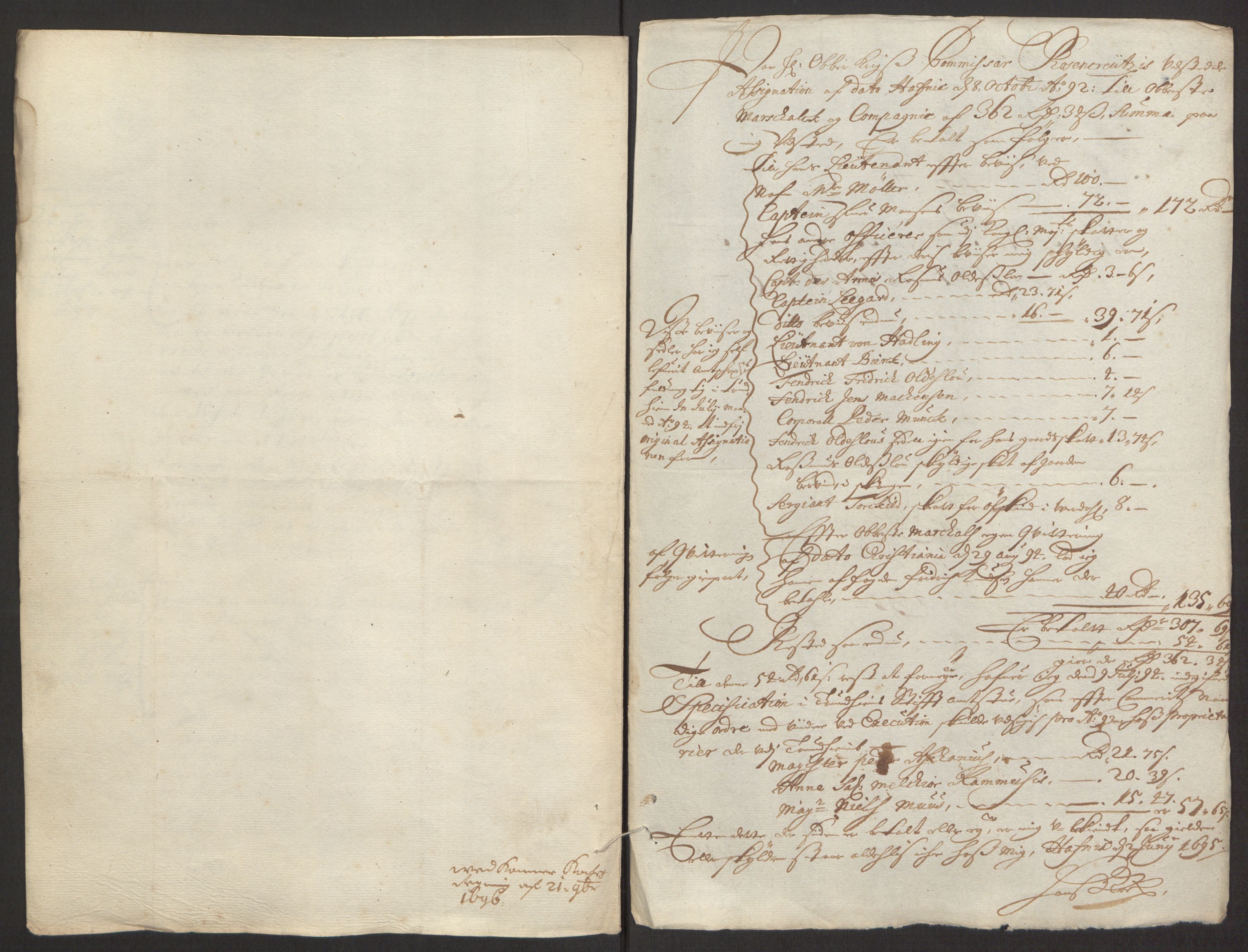 Rentekammeret inntil 1814, Reviderte regnskaper, Fogderegnskap, AV/RA-EA-4092/R62/L4185: Fogderegnskap Stjørdal og Verdal, 1692, s. 407