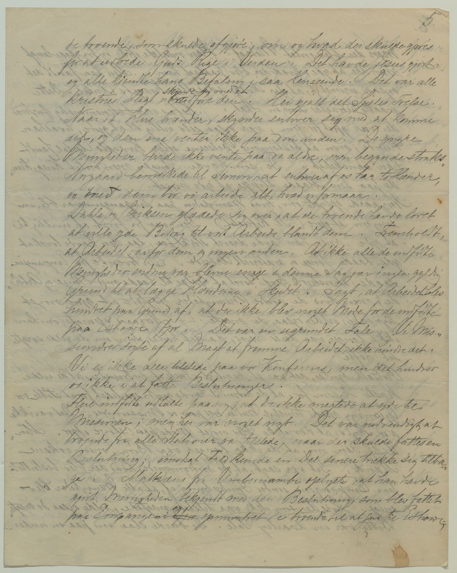 Det Norske Misjonsselskap - hovedadministrasjonen, VID/MA-A-1045/D/Da/Daa/L0040/0013: Konferansereferat og årsberetninger / Konferansereferat fra Sør-Afrika., 1895, s. 5