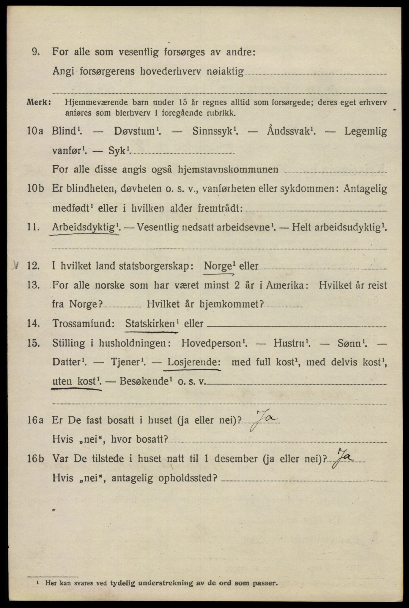 SAO, Folketelling 1920 for 0301 Kristiania kjøpstad, 1920, s. 161696