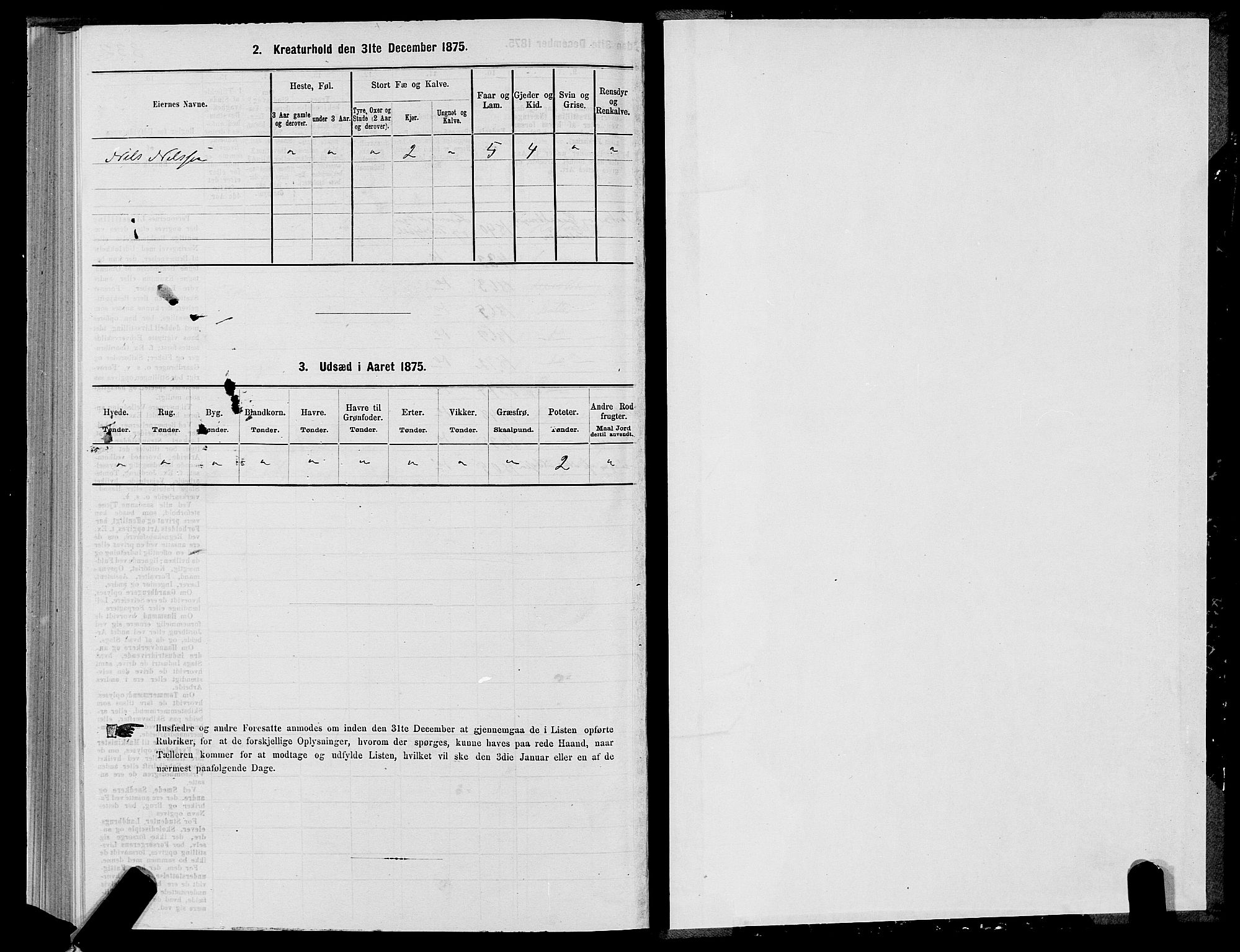 SATØ, Folketelling 1875 for 1931P Lenvik prestegjeld, 1875