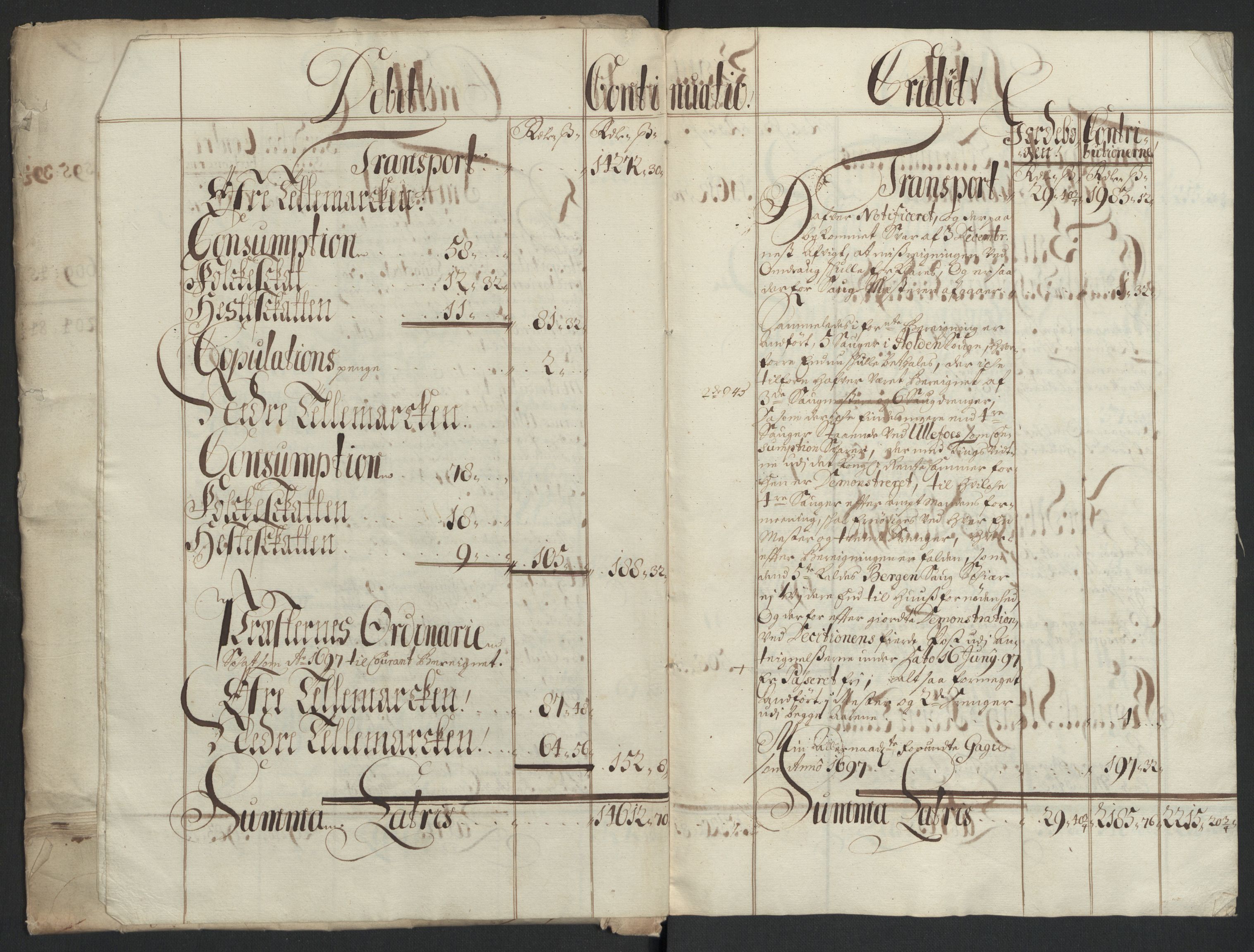 Rentekammeret inntil 1814, Reviderte regnskaper, Fogderegnskap, AV/RA-EA-4092/R36/L2098: Fogderegnskap Øvre og Nedre Telemark og Bamble, 1698, s. 18