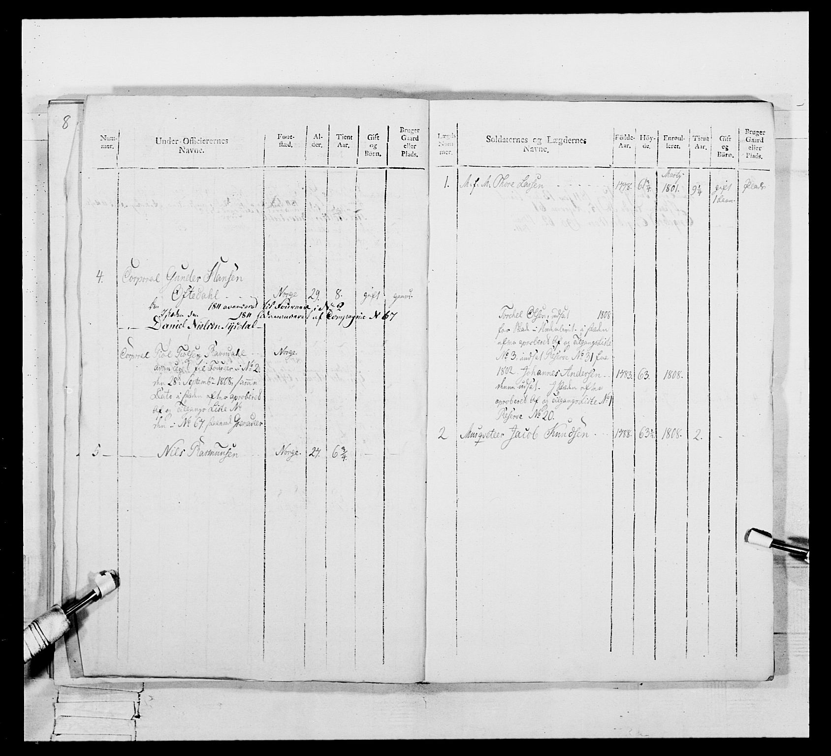 Generalitets- og kommissariatskollegiet, Det kongelige norske kommissariatskollegium, RA/EA-5420/E/Eh/L0111: Vesterlenske nasjonale infanteriregiment, 1810, s. 399