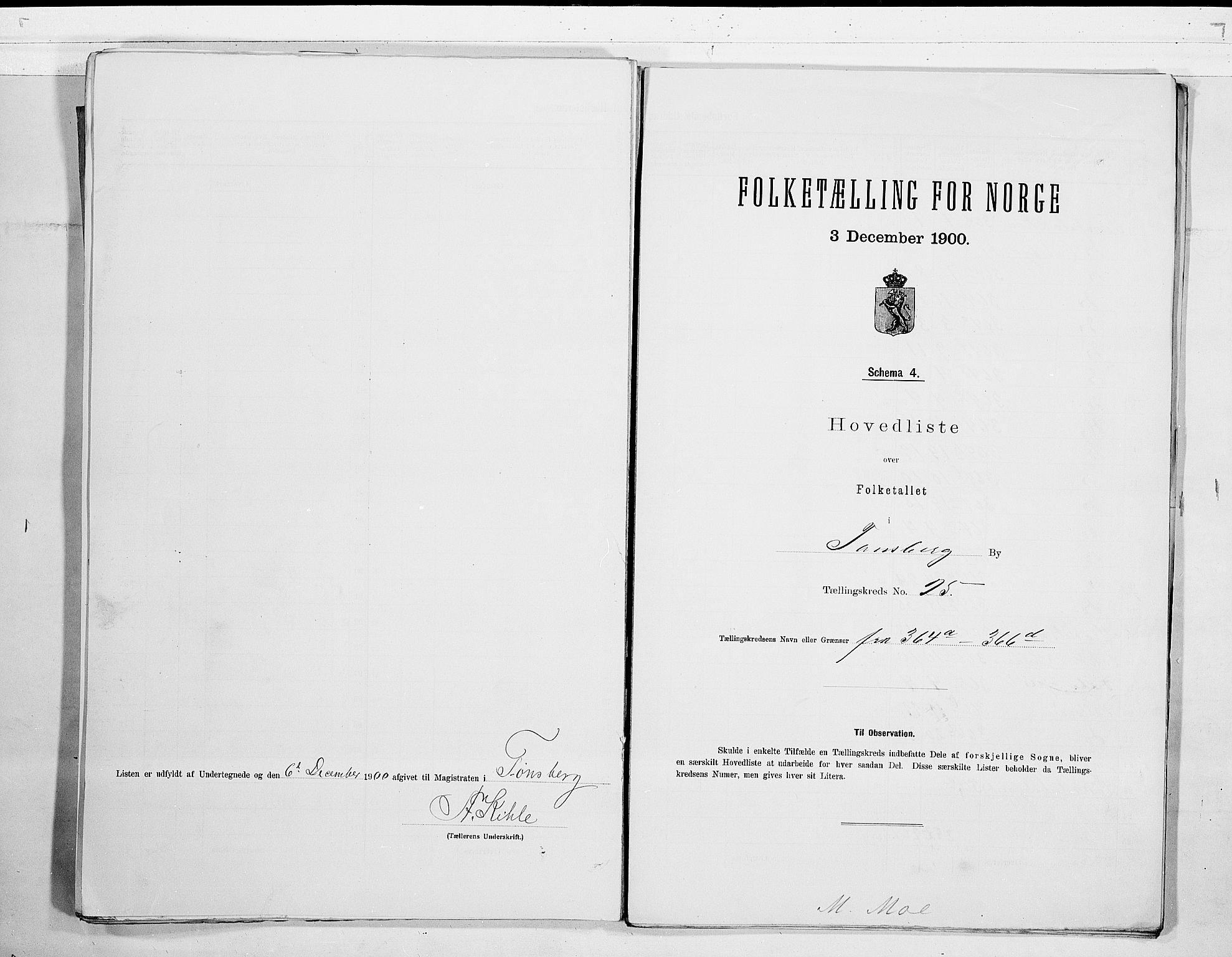 RA, Folketelling 1900 for 0705 Tønsberg kjøpstad, 1900, s. 52