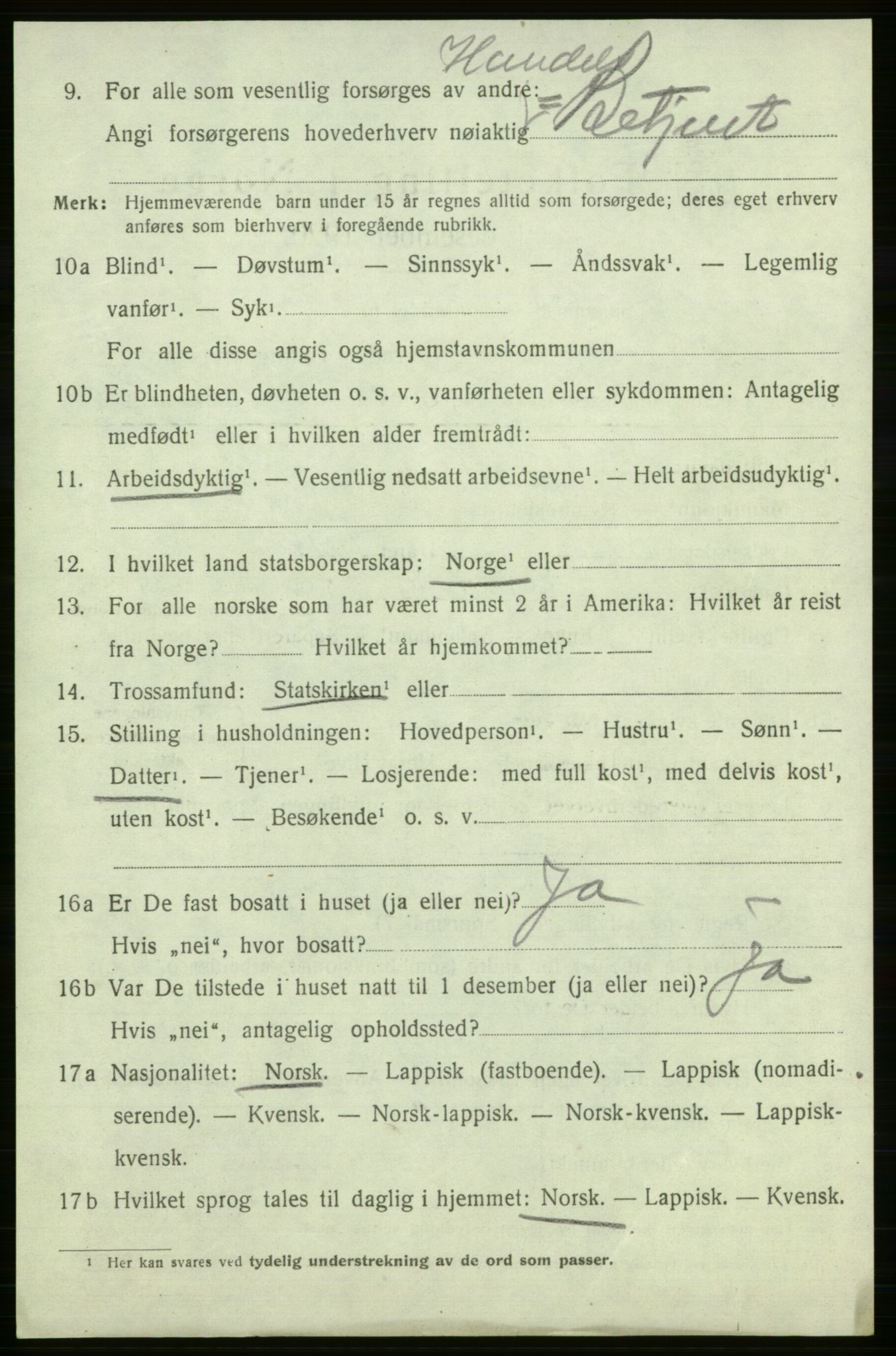 SATØ, Folketelling 1920 for 2018 Måsøy herred, 1920, s. 2237
