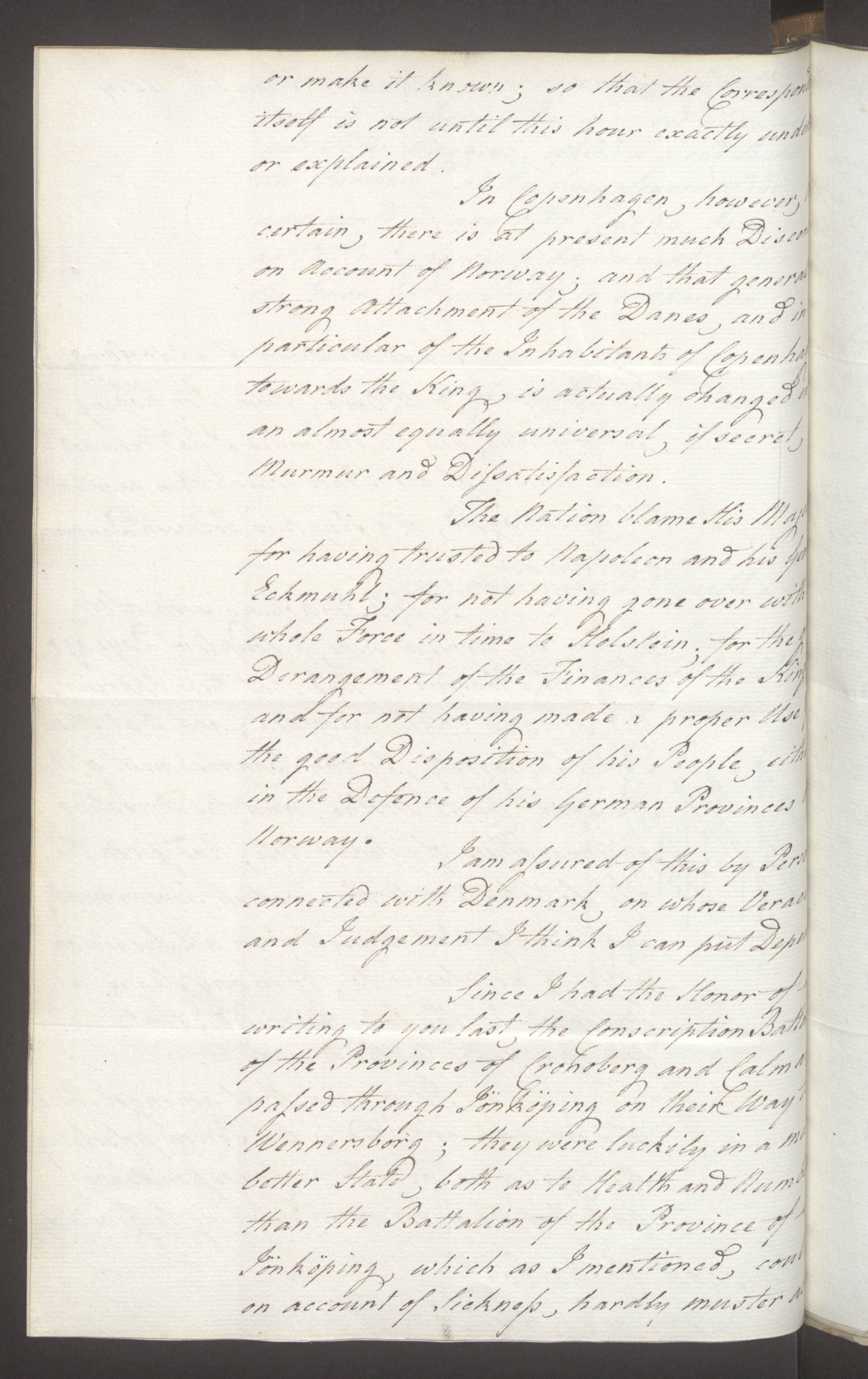 Foreign Office*, UKA/-/FO 38/16: Sir C. Gordon. Reports from Malmö, Jonkoping, and Helsingborg, 1814, s. 58