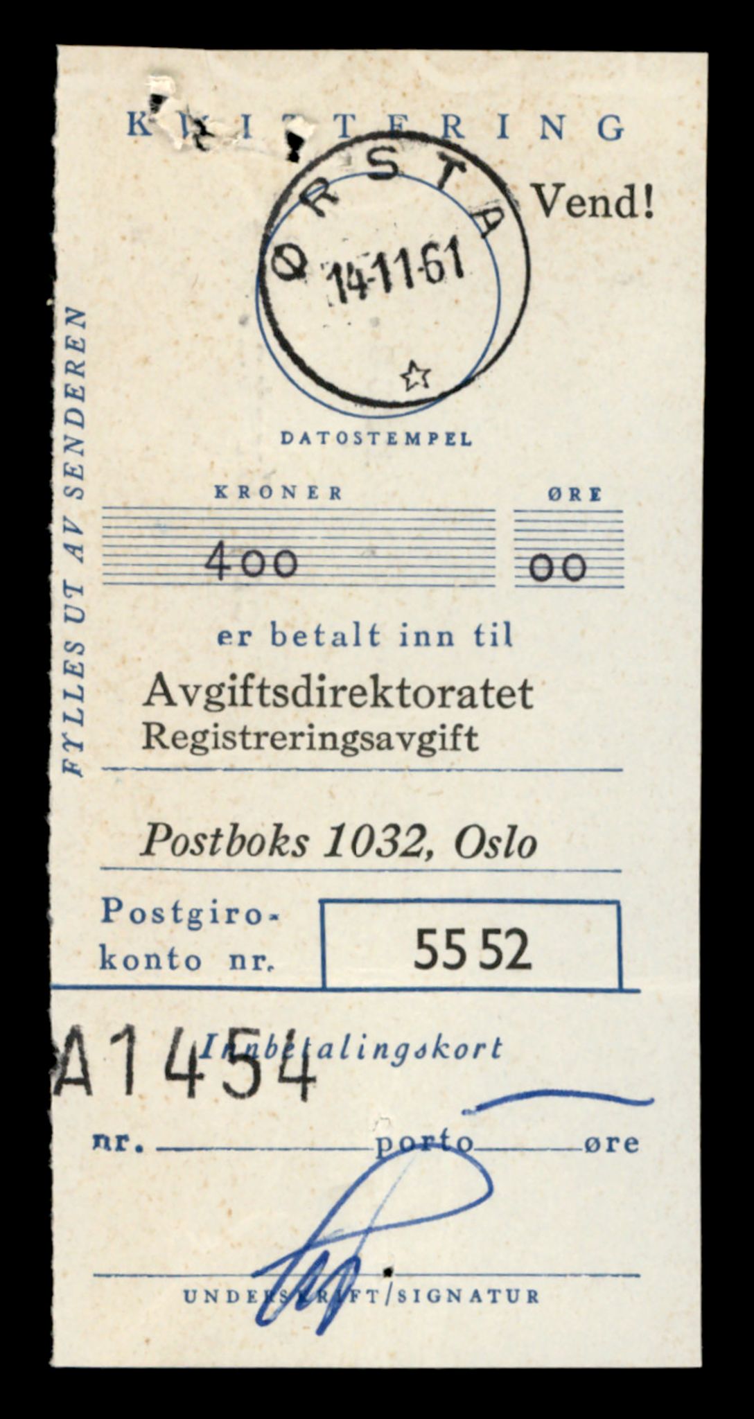 Møre og Romsdal vegkontor - Ålesund trafikkstasjon, SAT/A-4099/F/Fe/L0047: Registreringskort for kjøretøy T 14580 - T 14720, 1927-1998, s. 2955