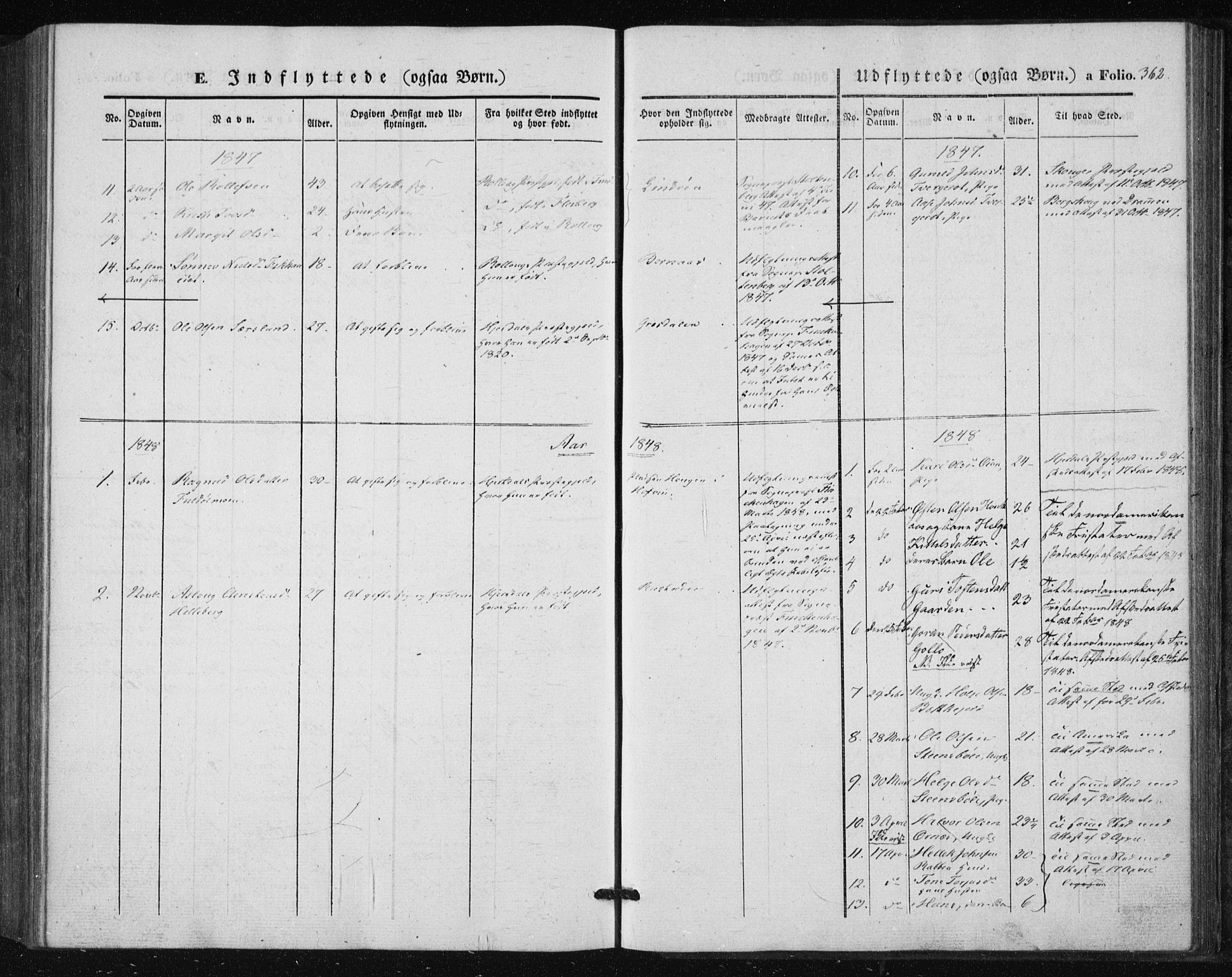 Tinn kirkebøker, AV/SAKO-A-308/F/Fa/L0005: Ministerialbok nr. I 5, 1844-1856, s. 362