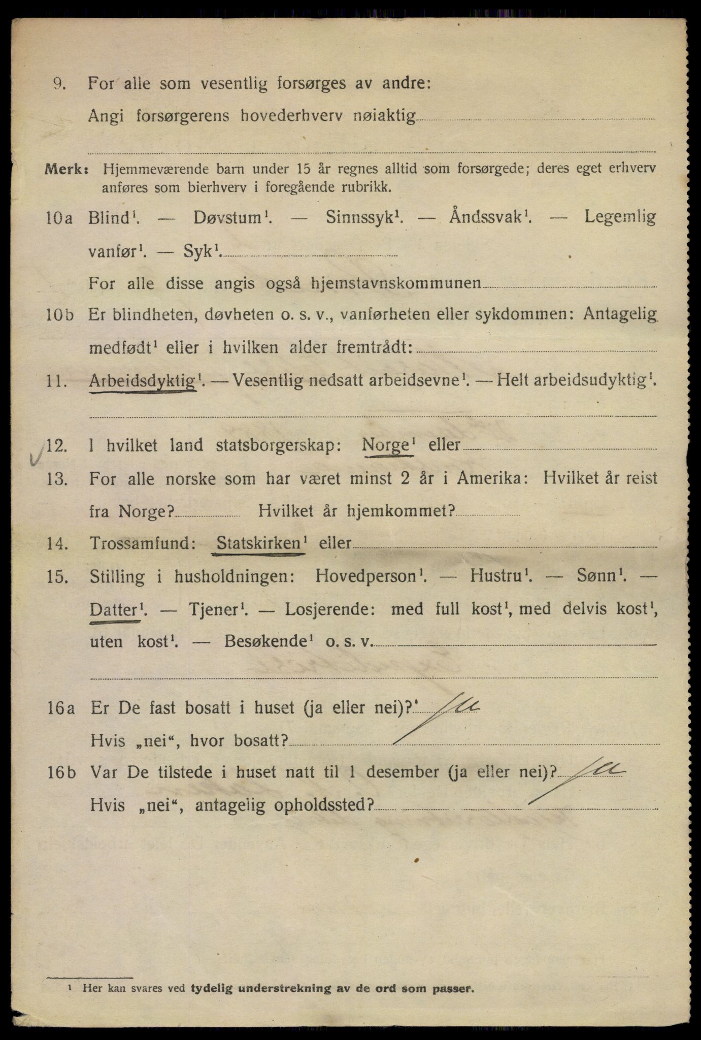 SAO, Folketelling 1920 for 0301 Kristiania kjøpstad, 1920, s. 519186