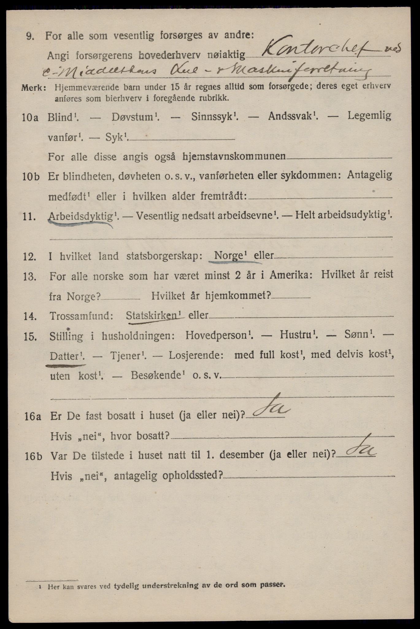 SAST, Folketelling 1920 for 1126 Hetland herred, 1920, s. 14350