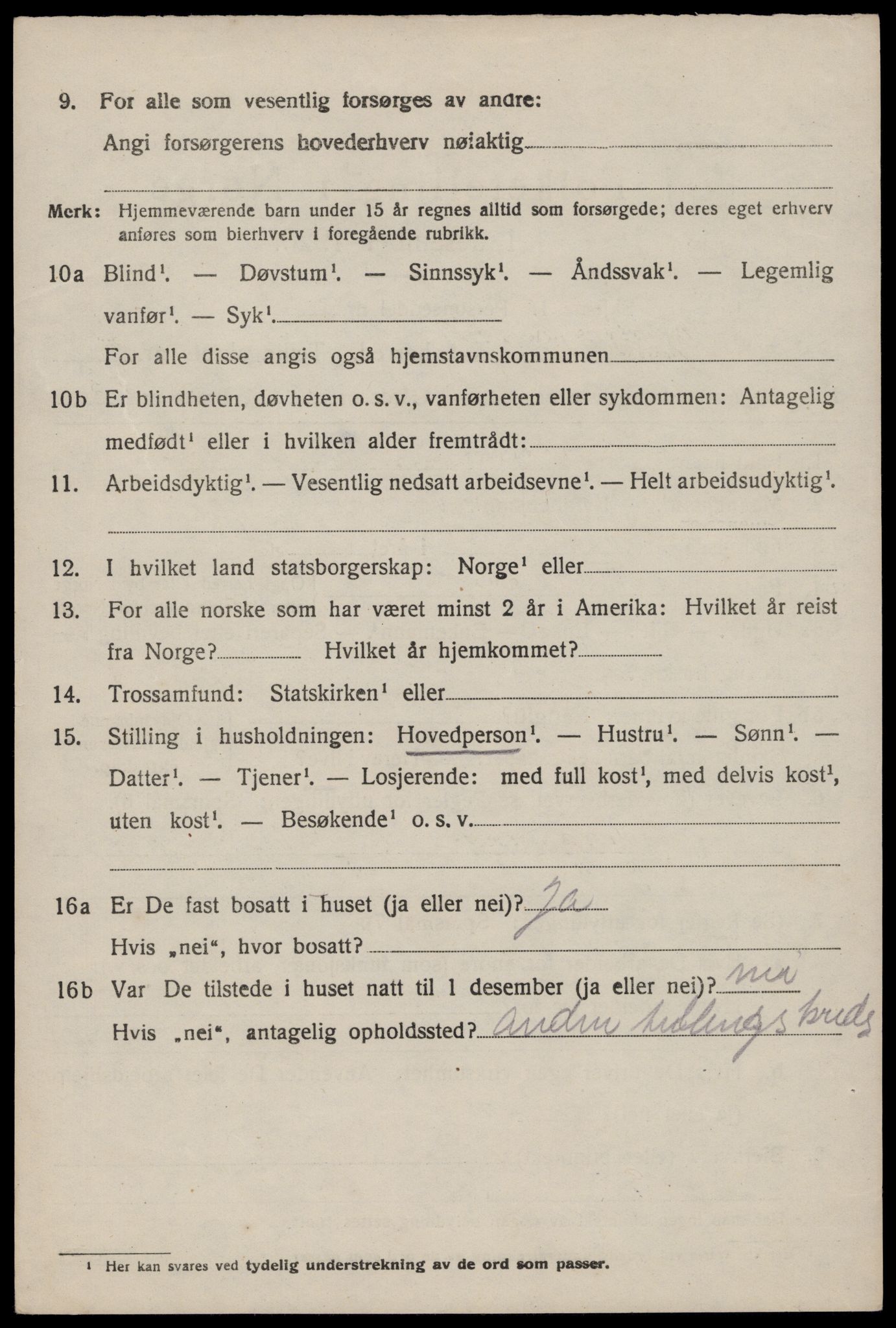 SAST, Folketelling 1920 for 1139 Nedstrand herred, 1920, s. 2764