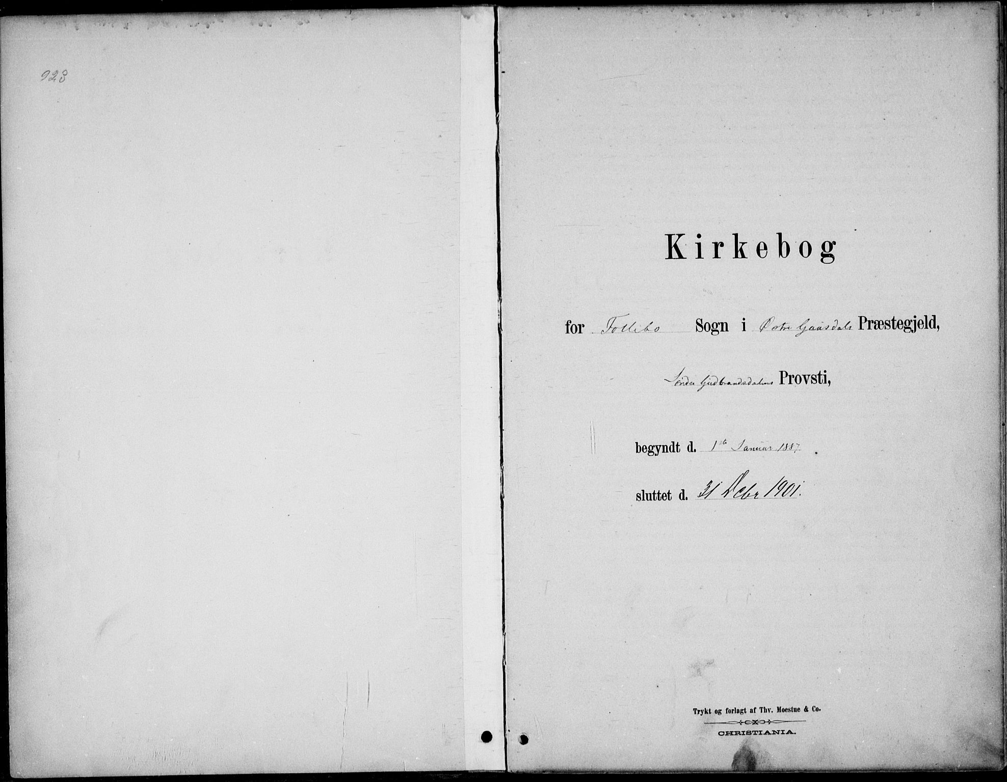 Østre Gausdal prestekontor, SAH/PREST-092/H/Ha/Haa/L0003: Ministerialbok nr. 3, 1887-1901