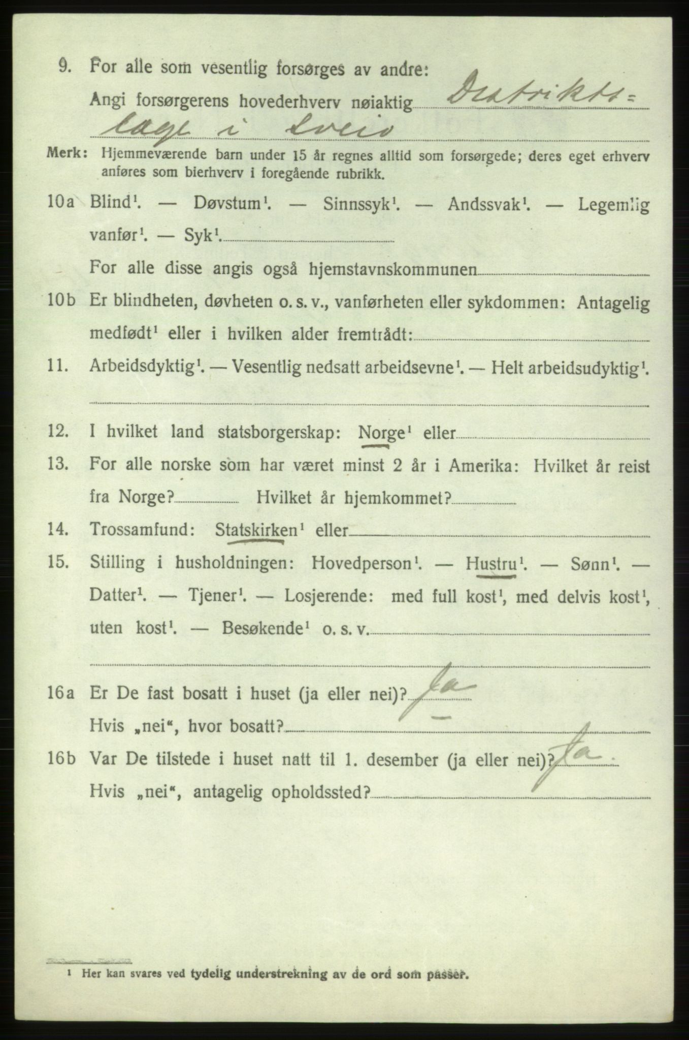 SAB, Folketelling 1920 for 1215 Vikebygd herred, 1920, s. 2696