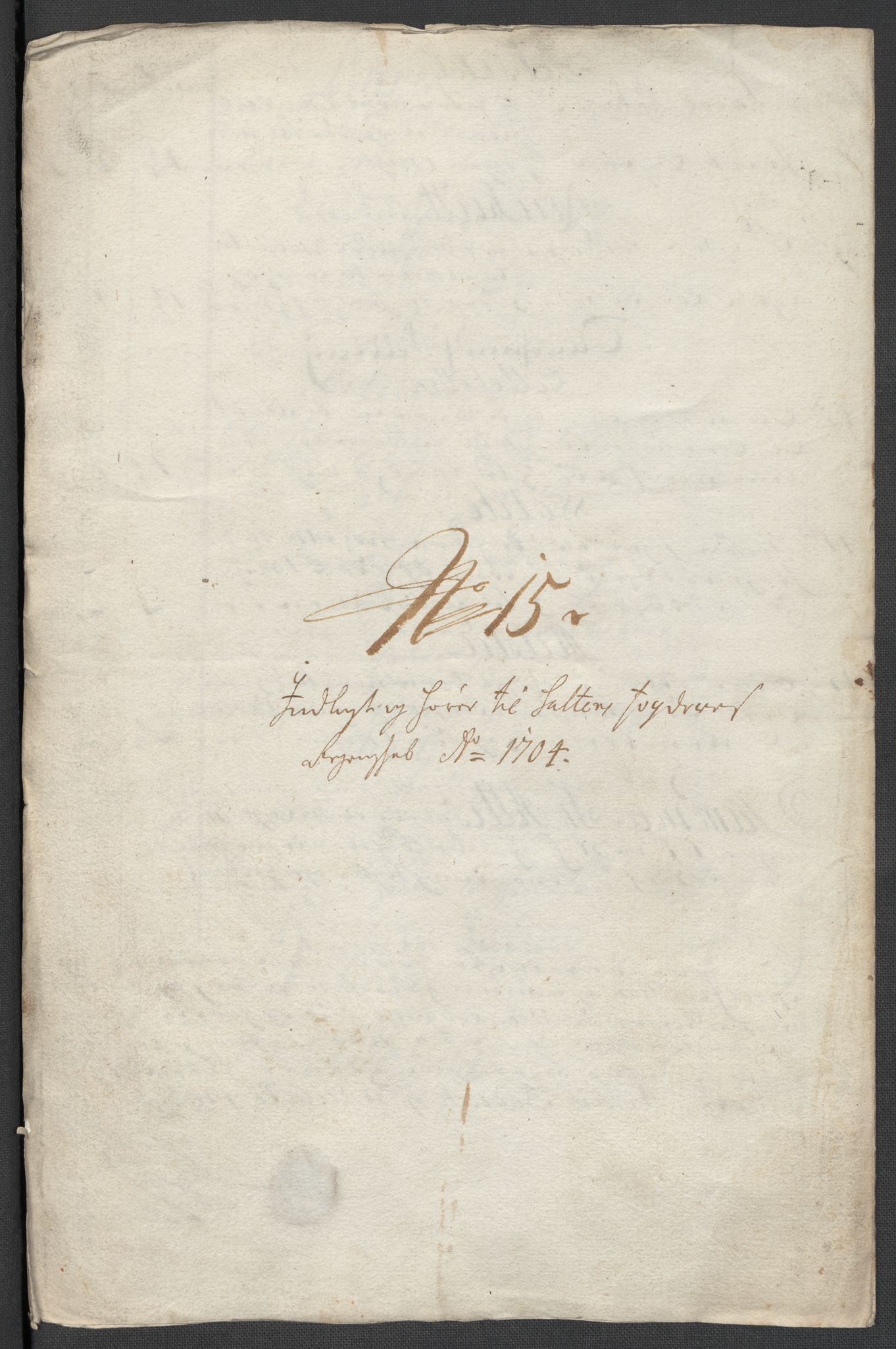 Rentekammeret inntil 1814, Reviderte regnskaper, Fogderegnskap, RA/EA-4092/R66/L4580: Fogderegnskap Salten, 1701-1706, s. 323