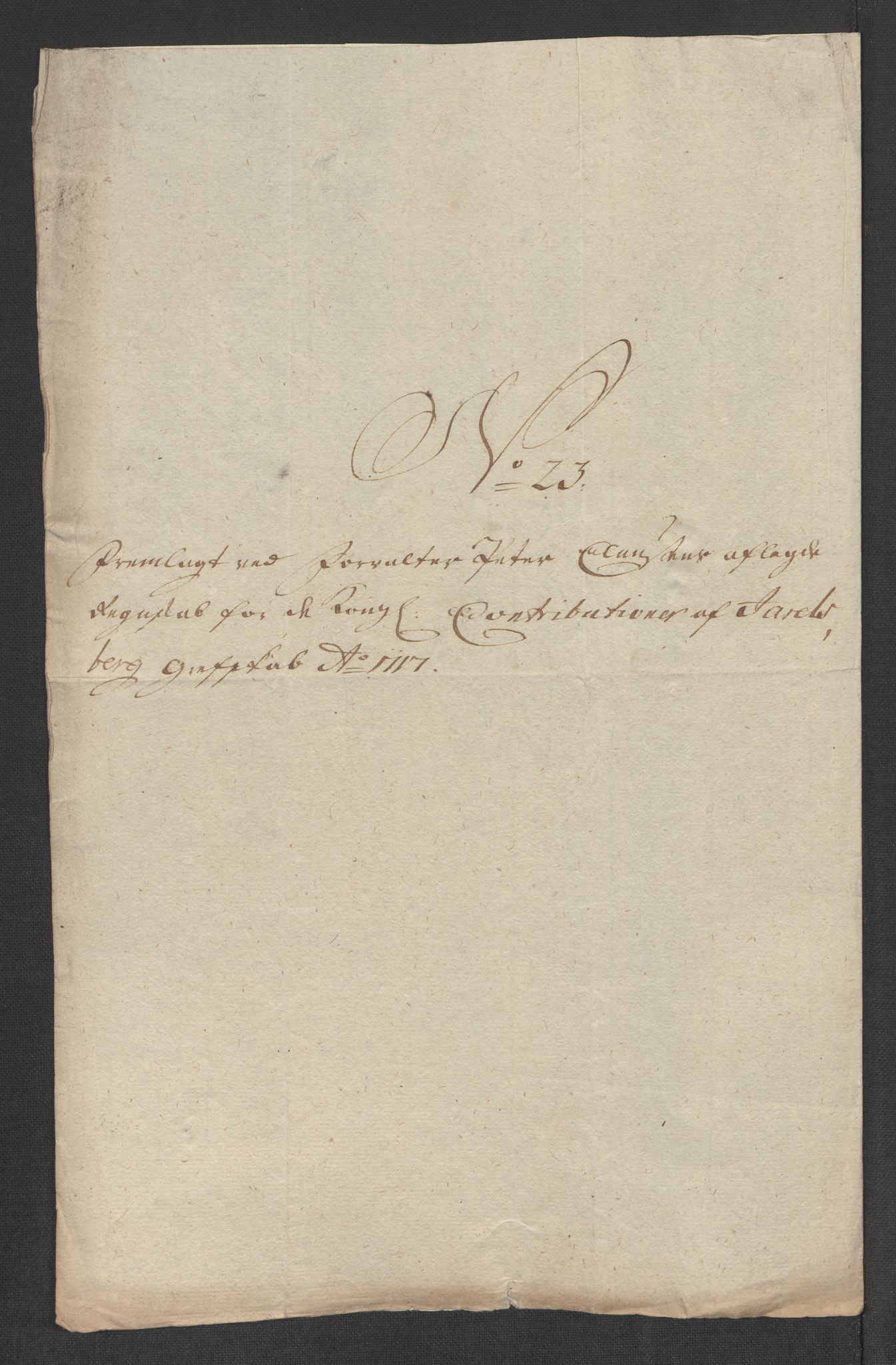 Rentekammeret inntil 1814, Reviderte regnskaper, Fogderegnskap, AV/RA-EA-4092/R32/L1881: Fogderegnskap Jarlsberg grevskap, 1717, s. 353