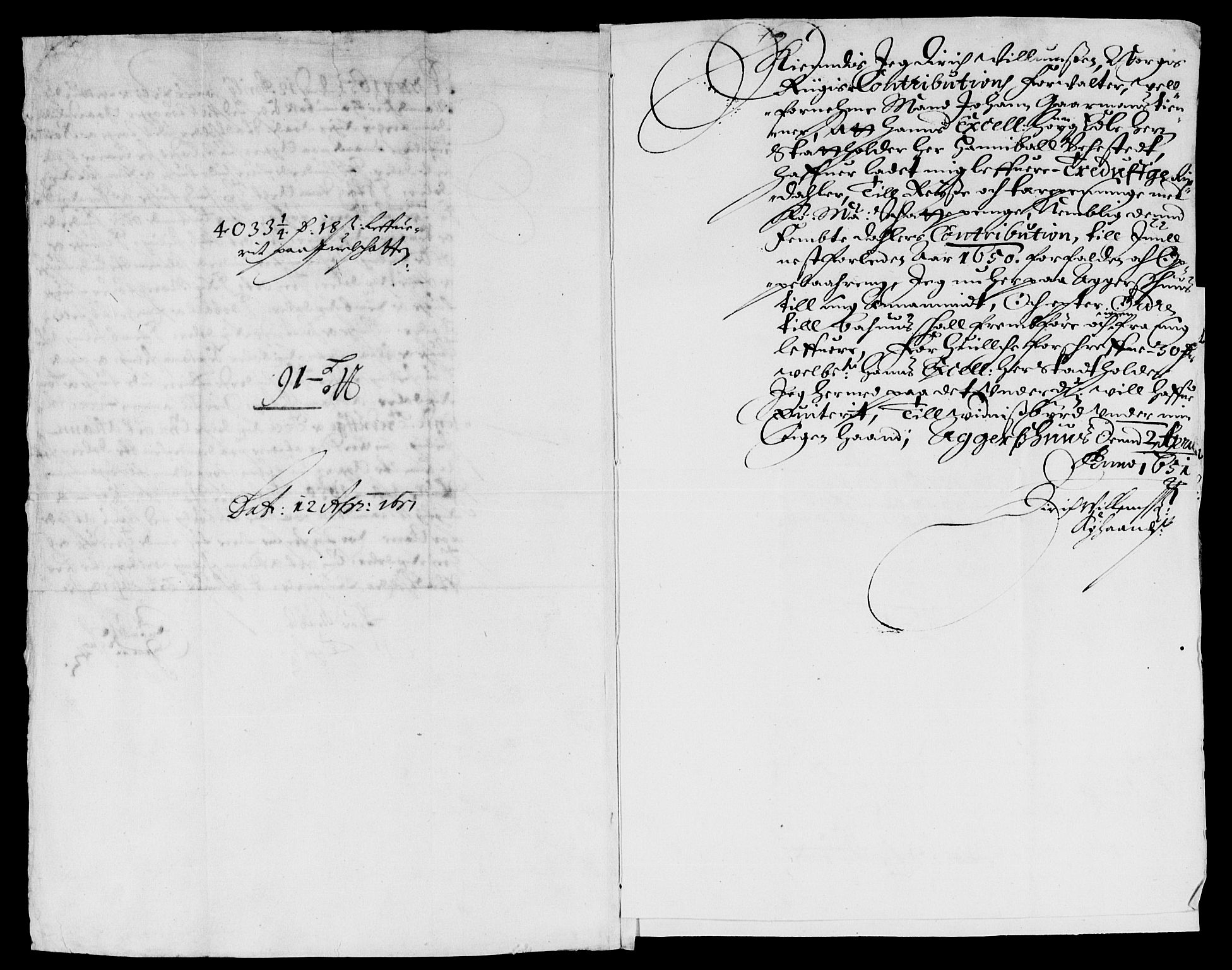 Rentekammeret inntil 1814, Reviderte regnskaper, Lensregnskaper, AV/RA-EA-5023/R/Rb/Rba/L0204: Akershus len, 1642-1651