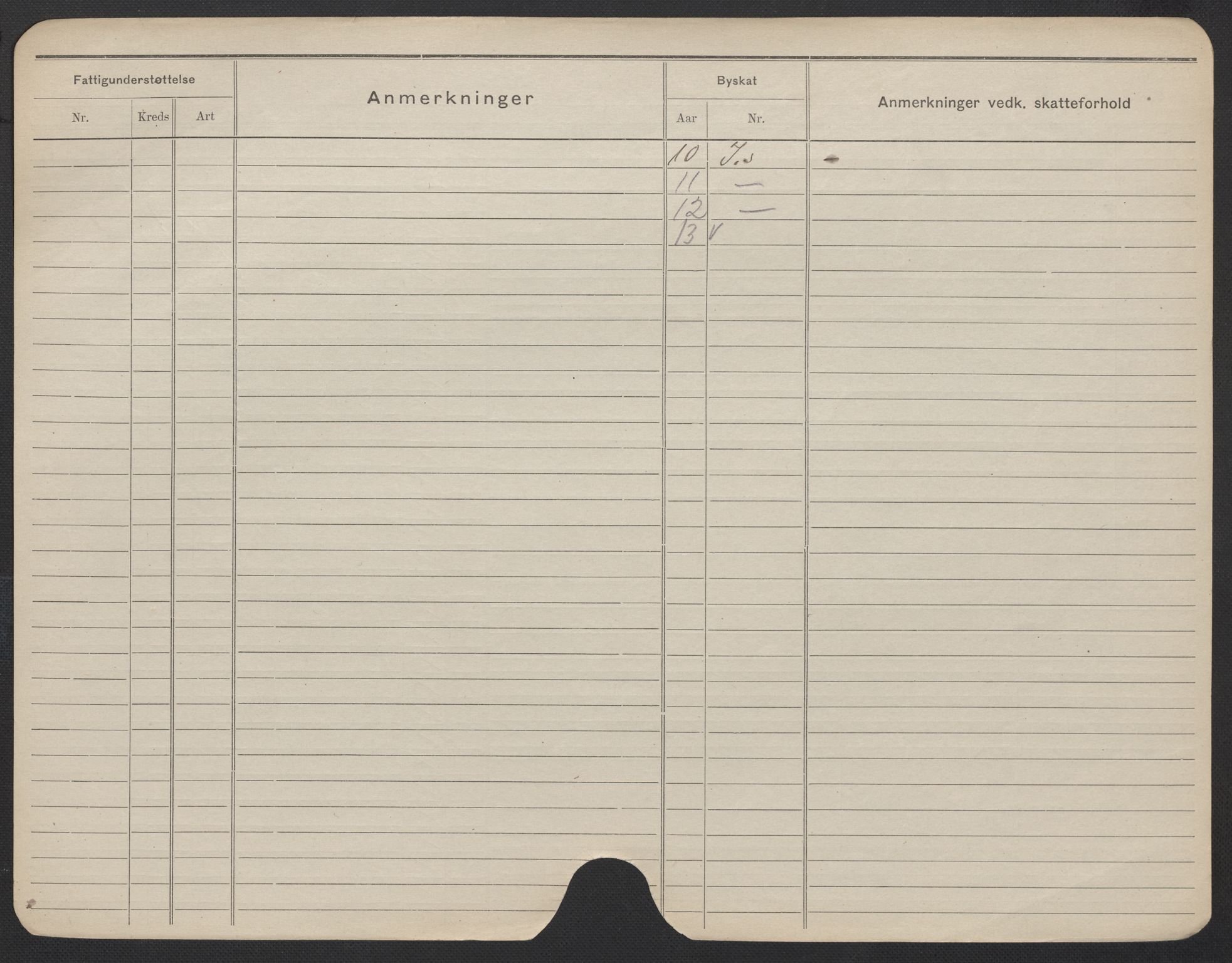 Oslo folkeregister, Registerkort, AV/SAO-A-11715/F/Fa/Fac/L0023: Kvinner, 1906-1914, s. 53b