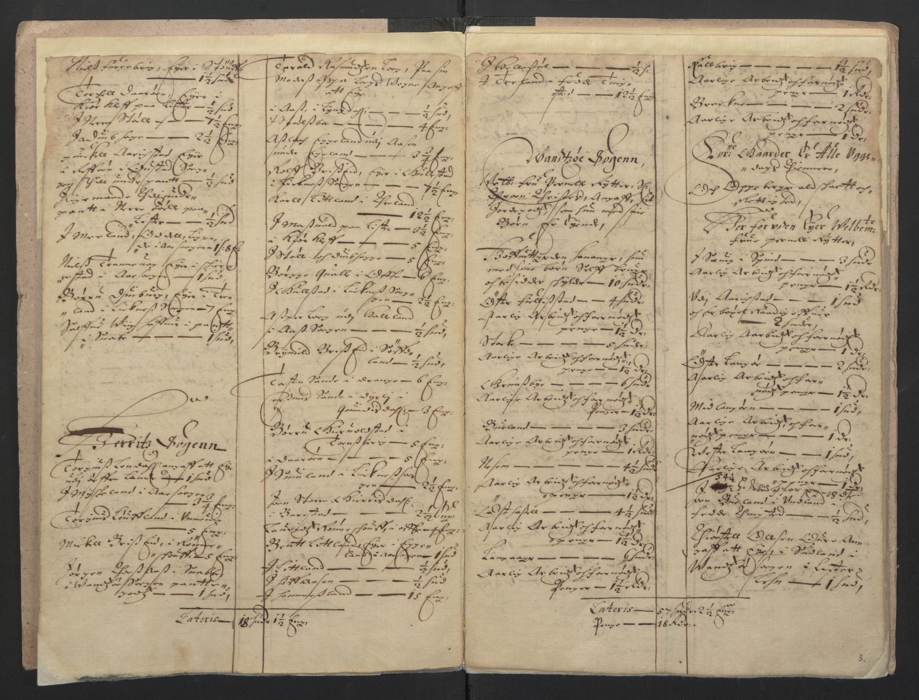 Rentekammeret inntil 1814, Realistisk ordnet avdeling, AV/RA-EA-4070/L/L0022/0005: Agder lagdømme: / Odelsjordebok. Lista len, 1661, s. 2b-3a
