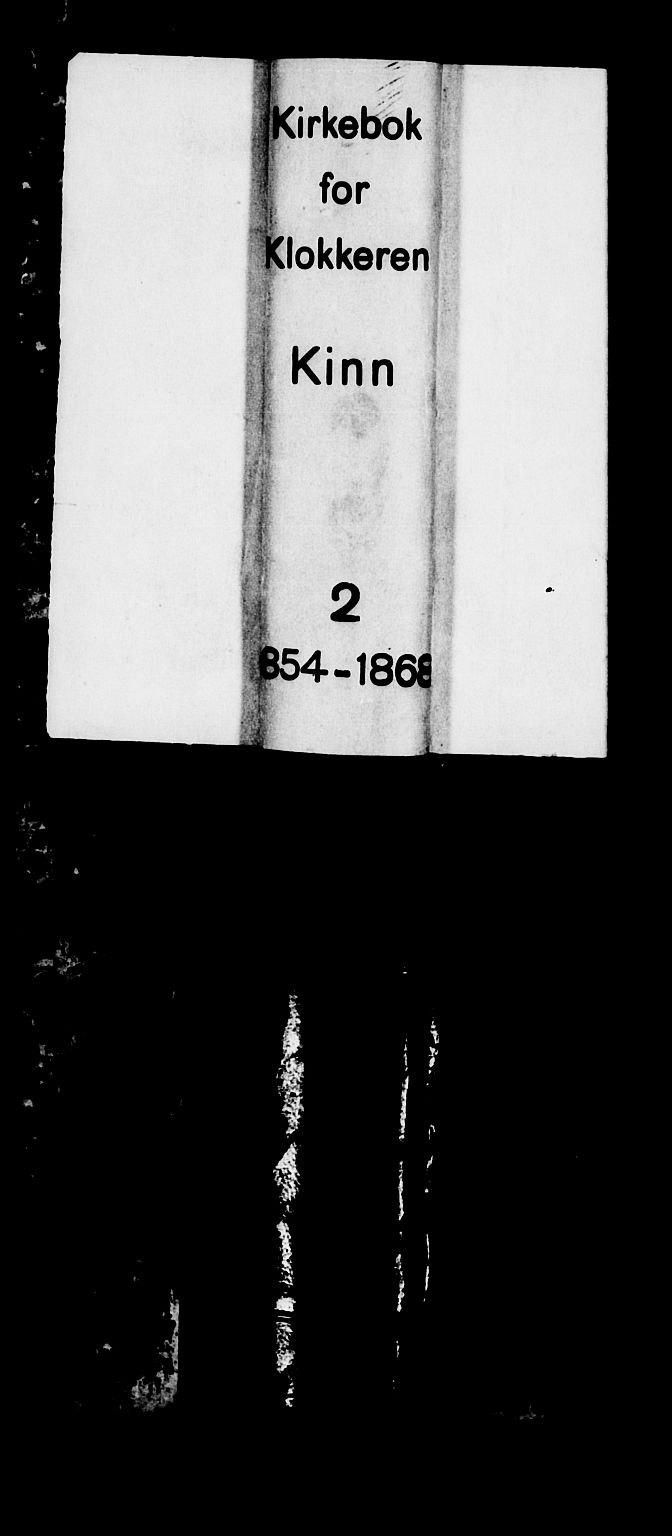 Kinn sokneprestembete, SAB/A-80801/H/Hab/Haba/L0001: Klokkerbok nr. A 1, 1853-1868