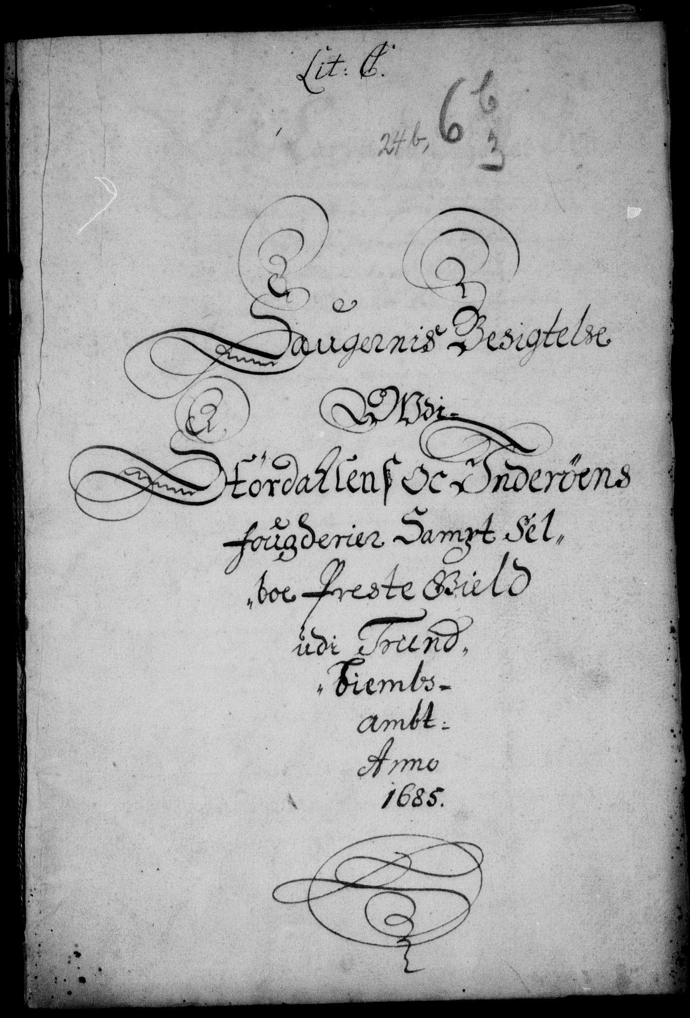 Danske Kanselli, Skapsaker, RA/EA-4061/F/L0005: Skap 8, pakke 103B-104, 1683-1689, s. 151