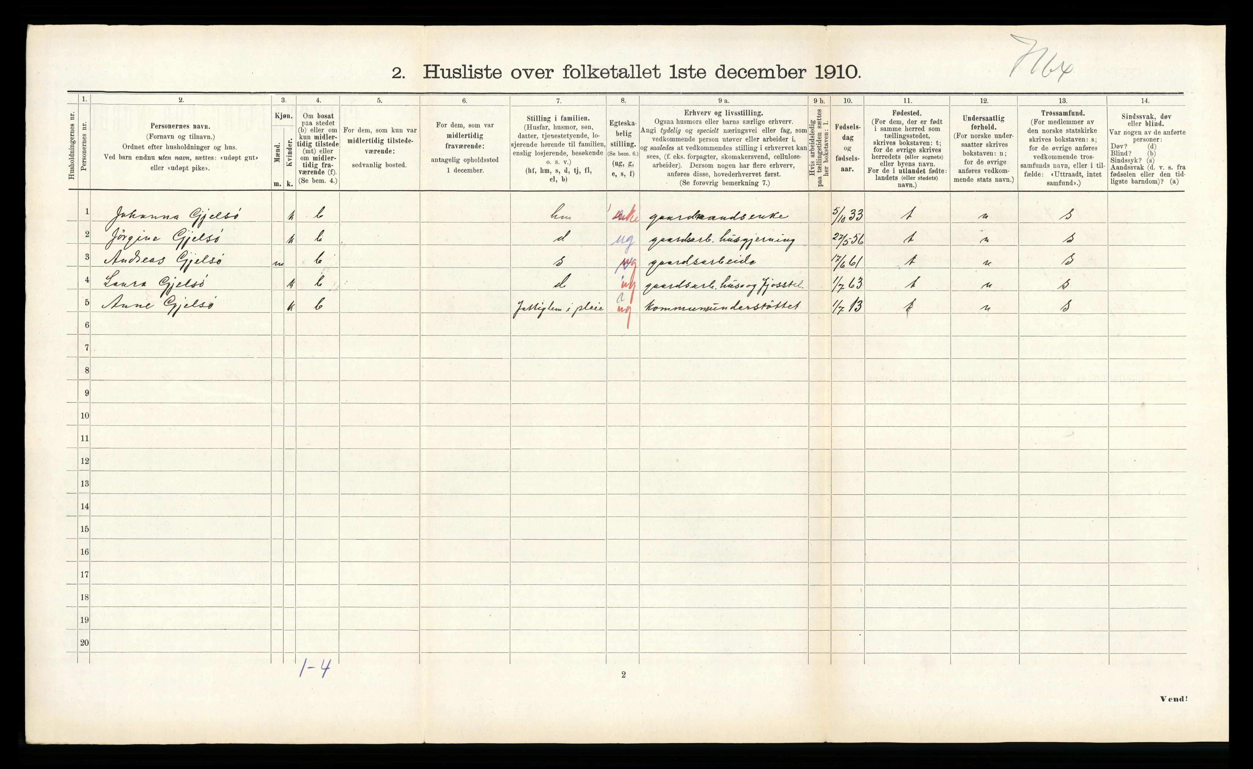 RA, Folketelling 1910 for 1617 Hitra herred, 1910, s. 852