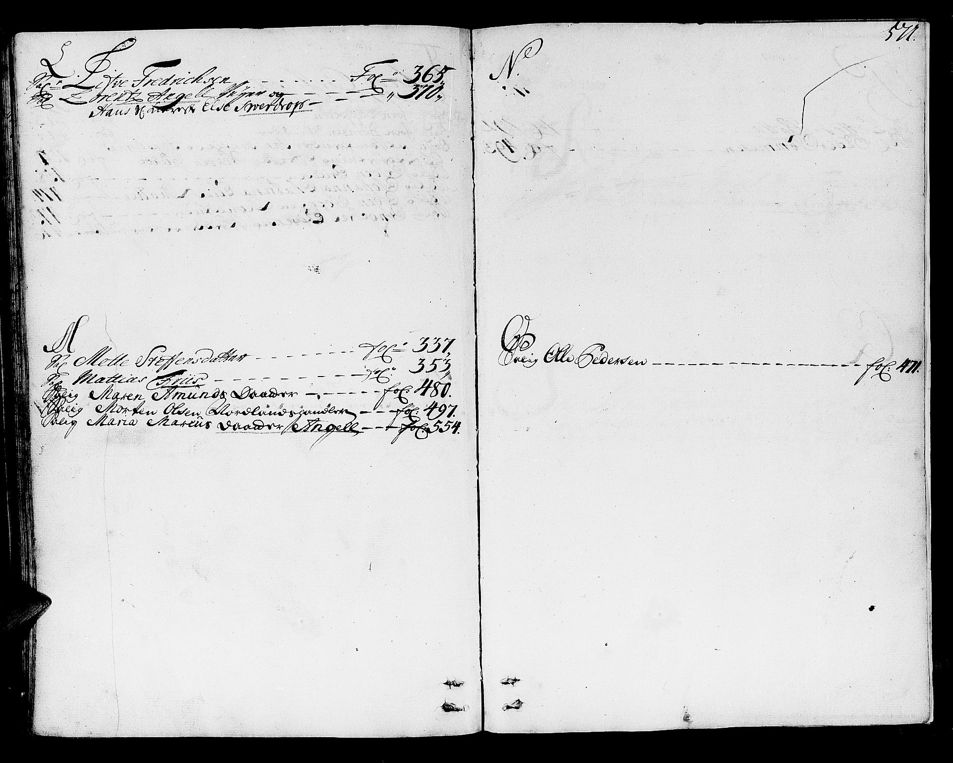 Trondheim byfogd, AV/SAT-A-0003/1/3/3A/L0008: Skifteprotokoll - gml.nr.8. (m/ register), 1716-1722, s. 570b-571a