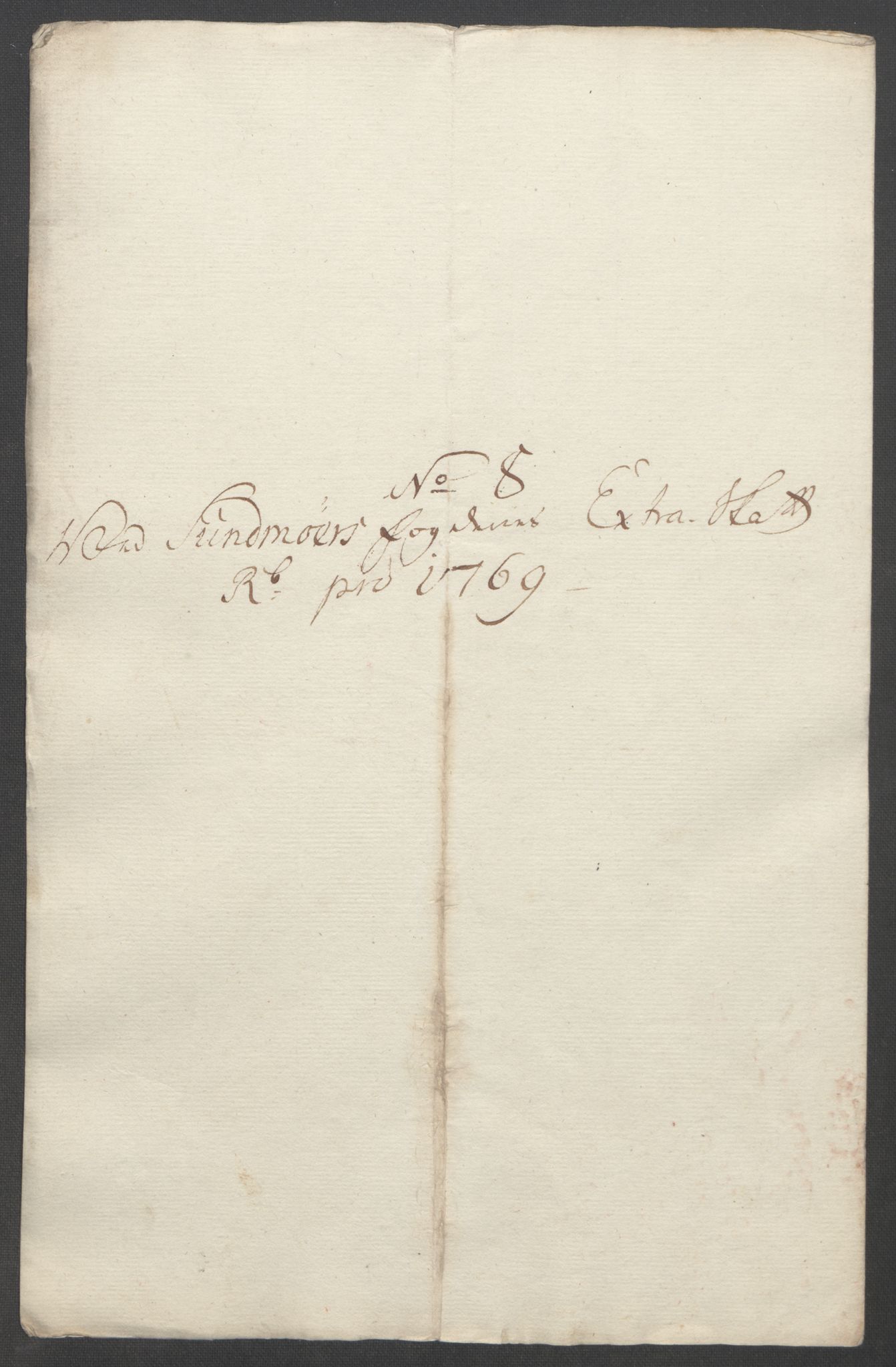 Rentekammeret inntil 1814, Reviderte regnskaper, Fogderegnskap, AV/RA-EA-4092/R54/L3645: Ekstraskatten Sunnmøre, 1762-1772, s. 169