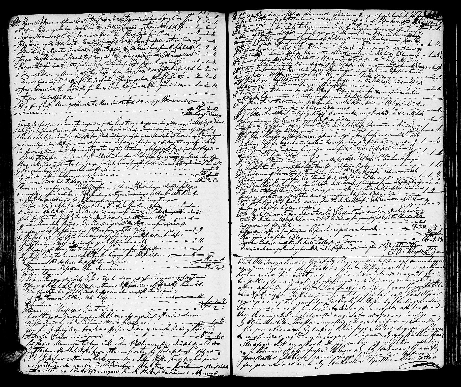 Røros Bergrett, AV/SAT-A-0024/3/3A/L0007: Skifteprotokoll, 1797-1813, s. 605b-606a