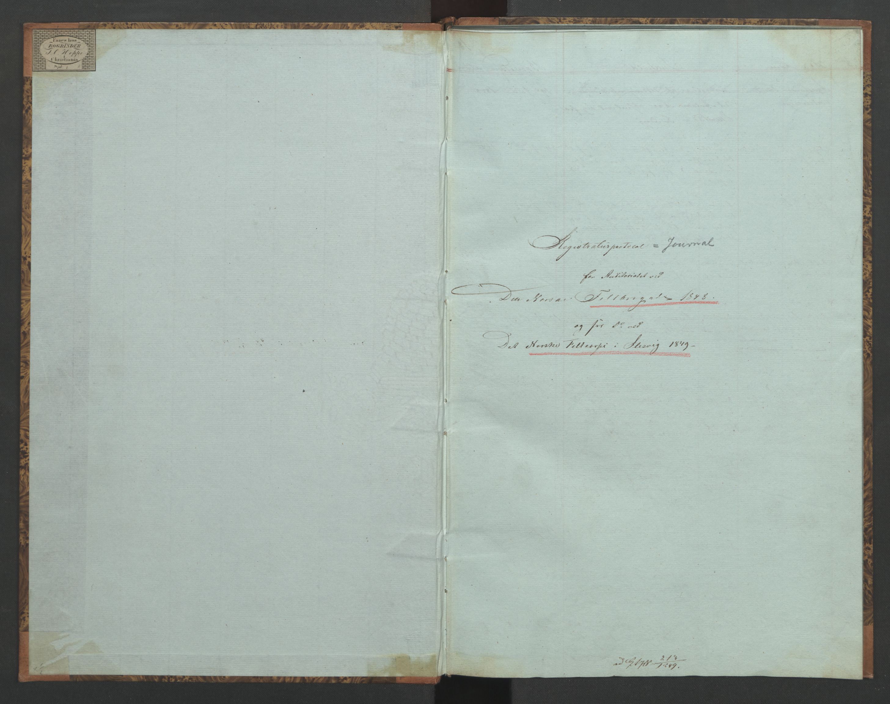 Forsvaret, Generalauditøren, AV/RA-RAFA-1772/F/Fg/Fgc/L0016: Journal for no.15, 1848-1850