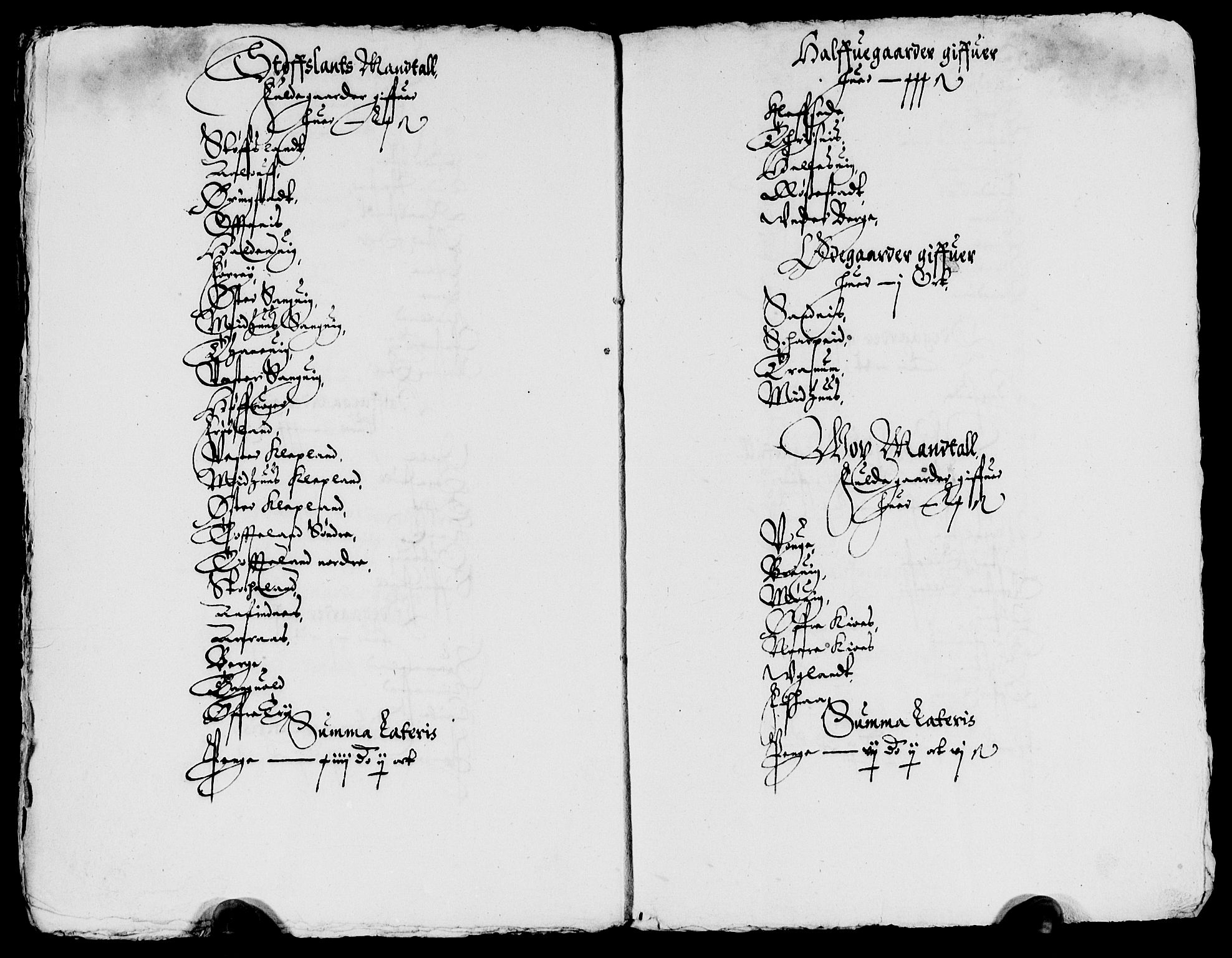 Rentekammeret inntil 1814, Reviderte regnskaper, Lensregnskaper, AV/RA-EA-5023/R/Rb/Rbq/L0019: Nedenes len. Mandals len. Råbyggelag., 1629-1630