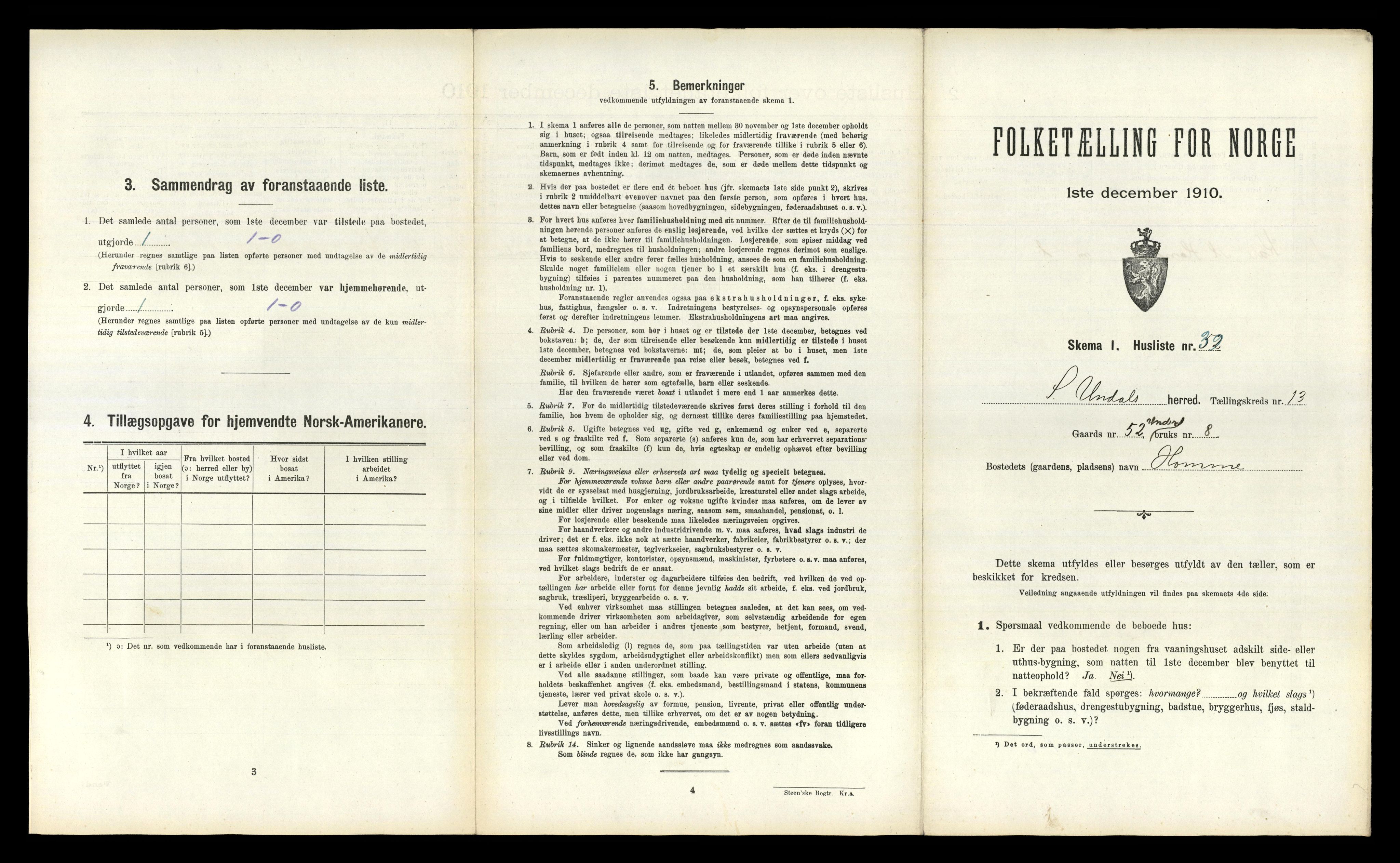 RA, Folketelling 1910 for 1029 Sør-Audnedal herred, 1910, s. 1205