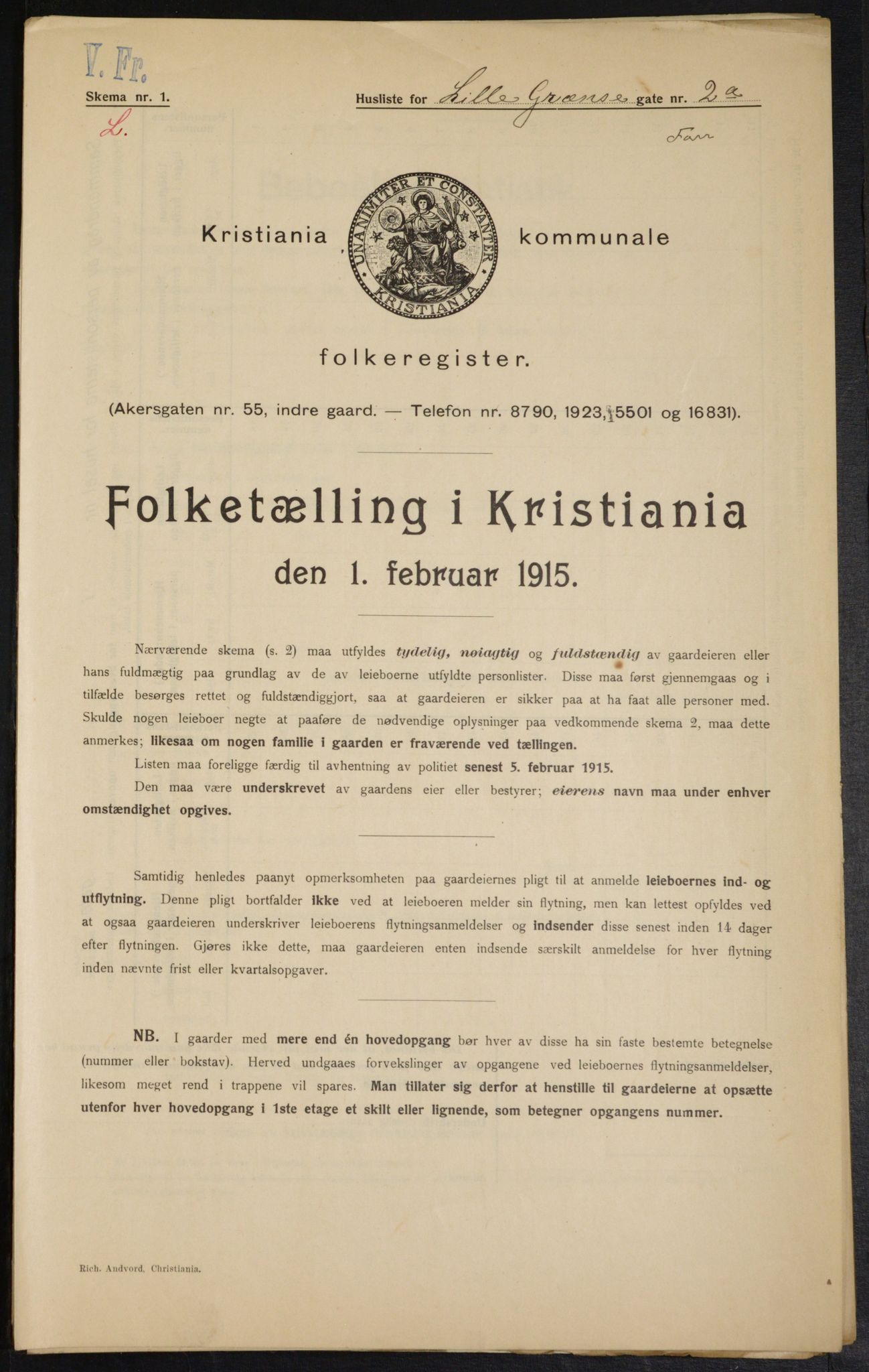 OBA, Kommunal folketelling 1.2.1915 for Kristiania, 1915, s. 57029