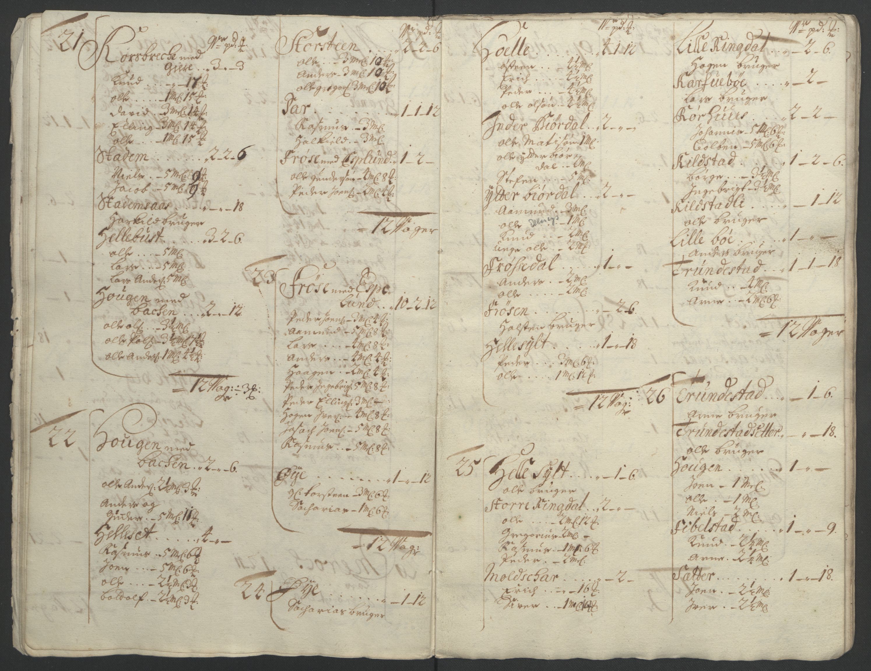 Rentekammeret inntil 1814, Reviderte regnskaper, Fogderegnskap, RA/EA-4092/R54/L3555: Fogderegnskap Sunnmøre, 1694-1695, s. 46