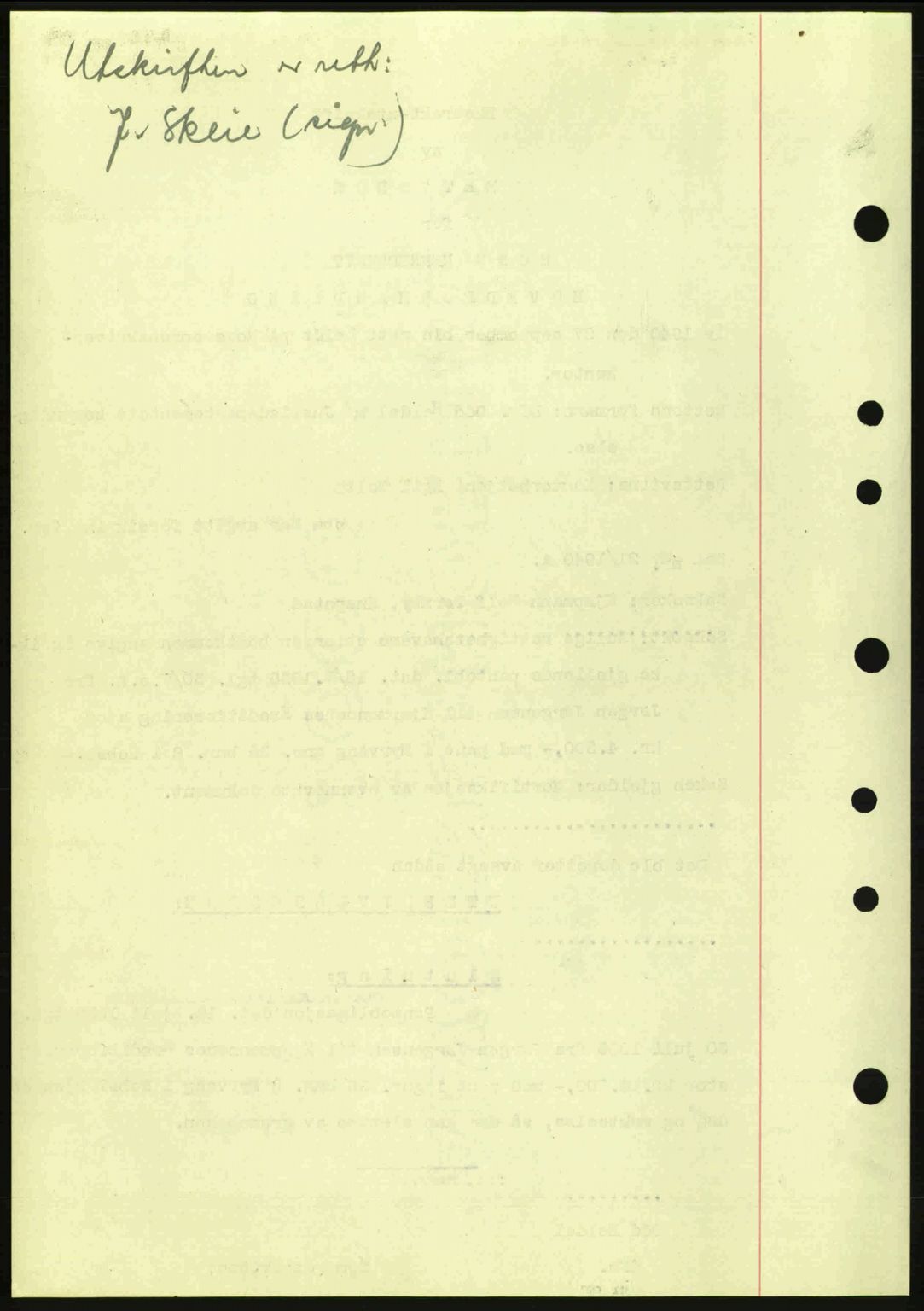 Moss sorenskriveri, SAO/A-10168: Pantebok nr. B10, 1940-1941, Dagboknr: 1465/1940