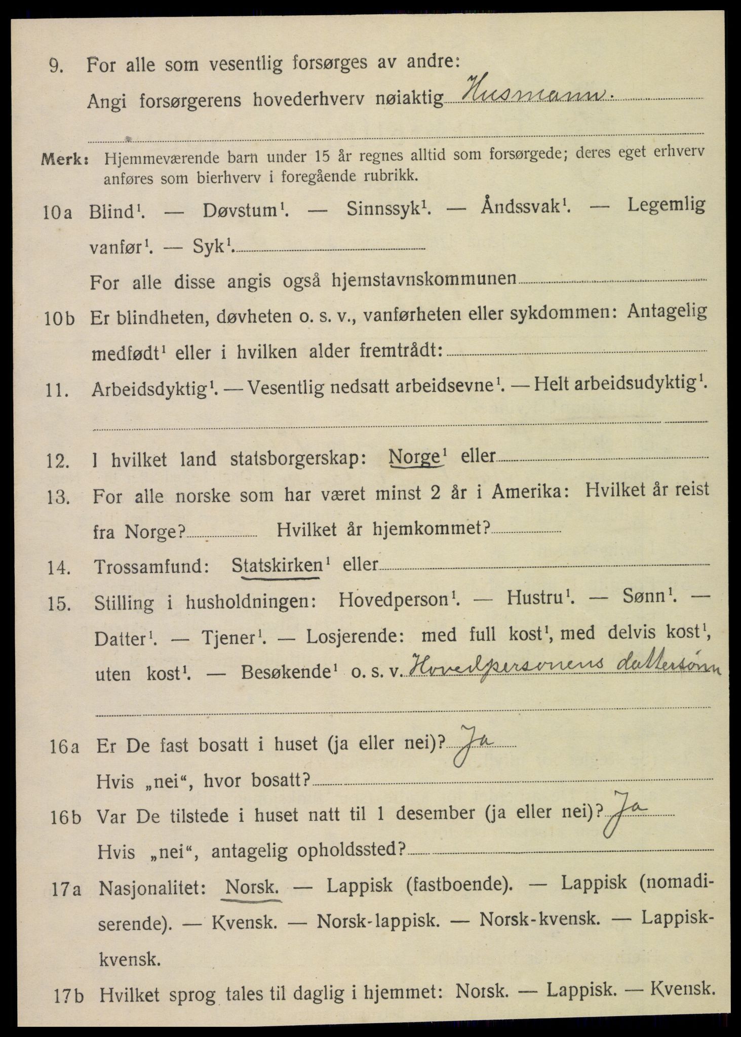 SAT, Folketelling 1920 for 1824 Vefsn herred, 1920, s. 6894