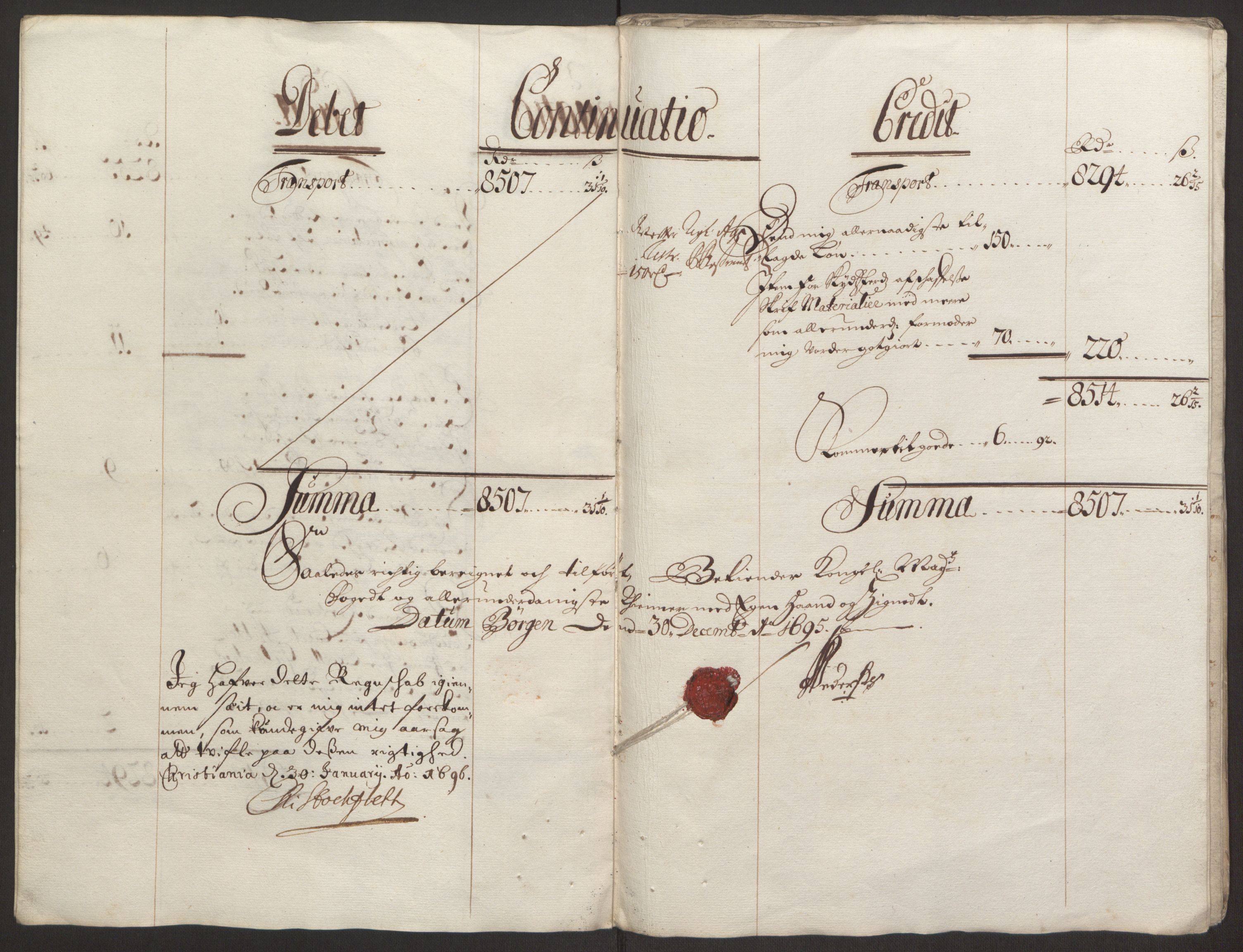 Rentekammeret inntil 1814, Reviderte regnskaper, Fogderegnskap, AV/RA-EA-4092/R11/L0579: Fogderegnskap Nedre Romerike, 1694-1695, s. 236