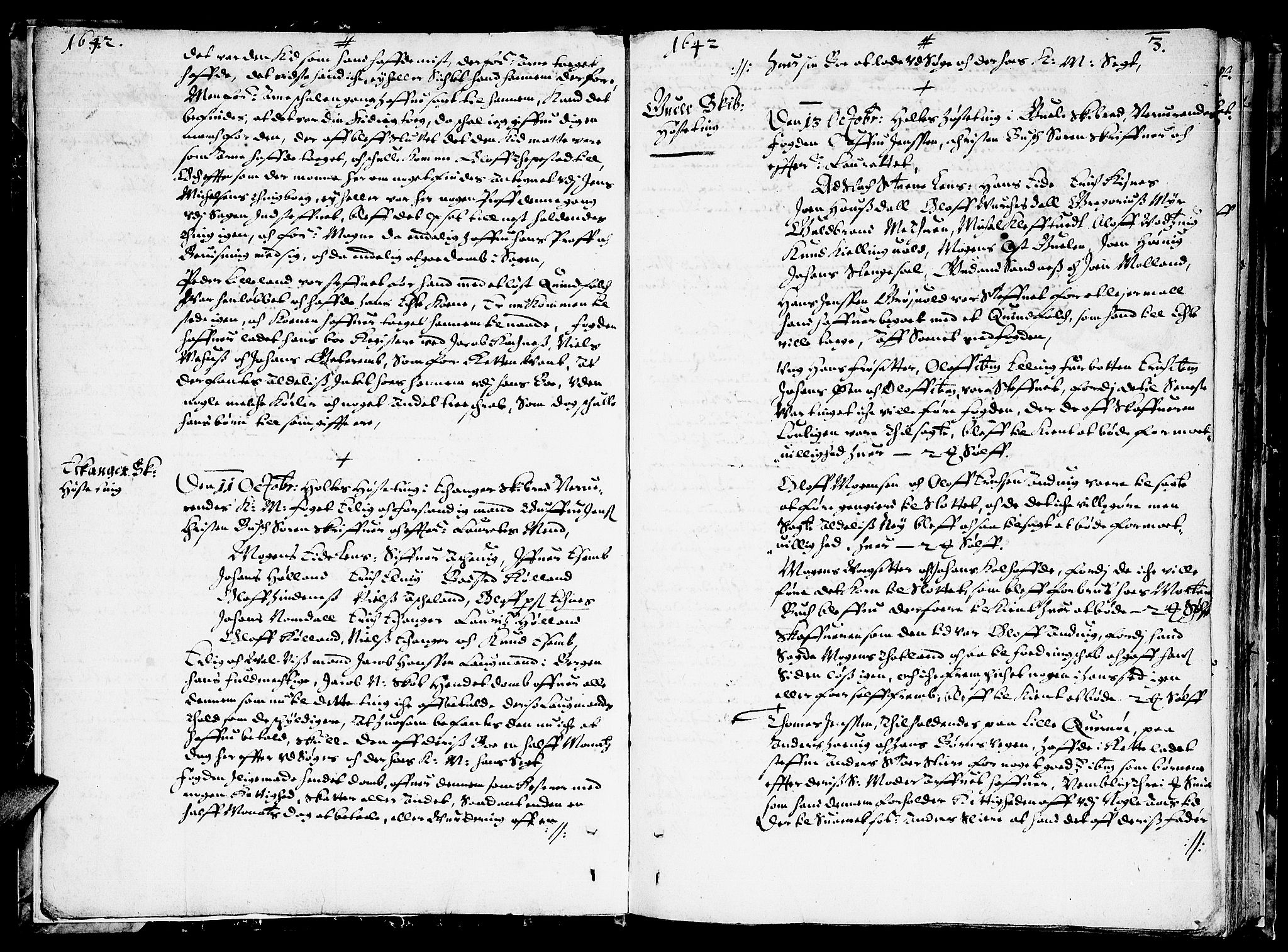 Nordhordland sorenskrivar, SAB/A-2901/1/F/Fa/L0001: Tingbok (justisprotokoll), 1642-1648, s. 2b-3a