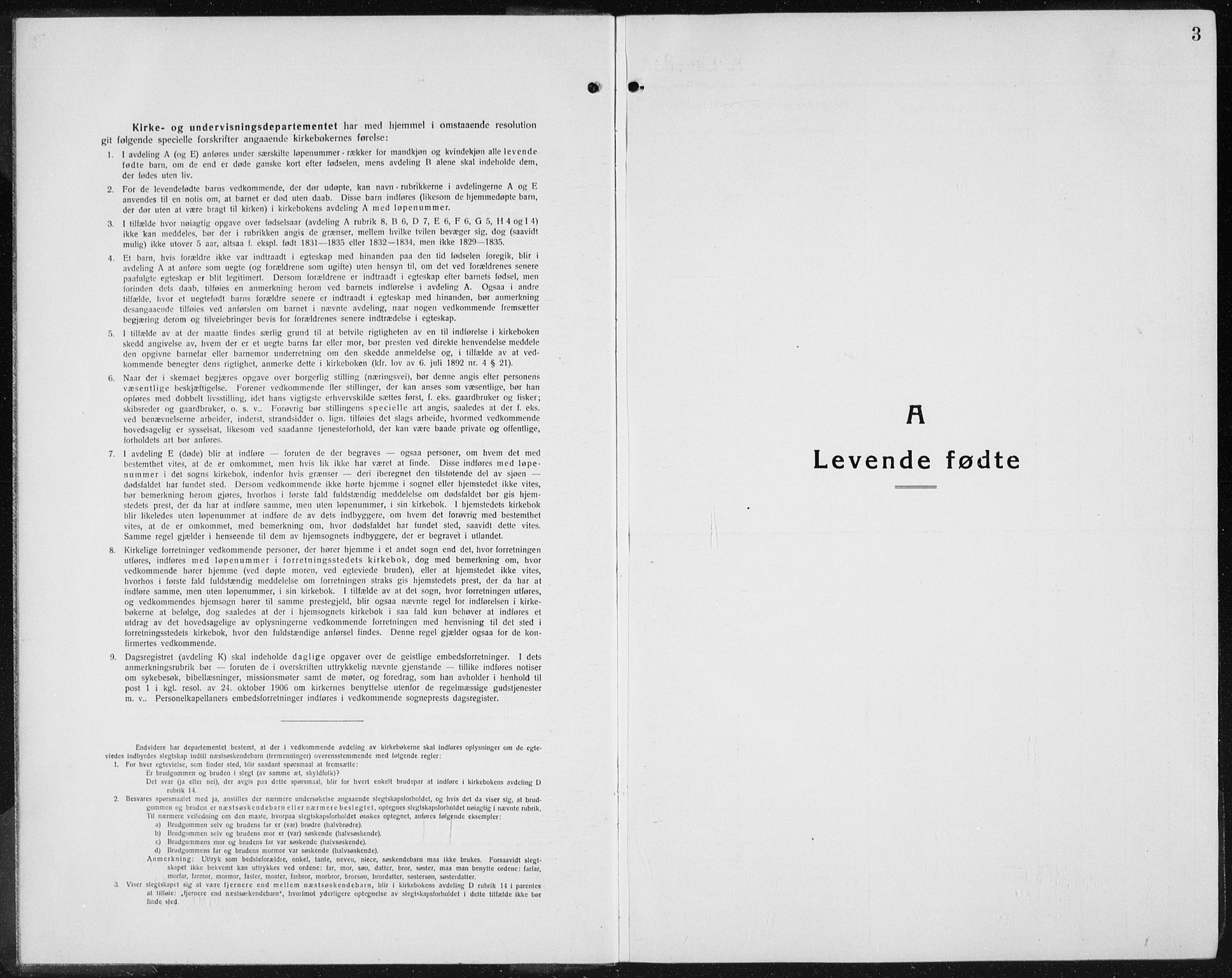 Gran prestekontor, AV/SAH-PREST-112/H/Ha/Hab/L0008: Klokkerbok nr. 8, 1917-1935, s. 3