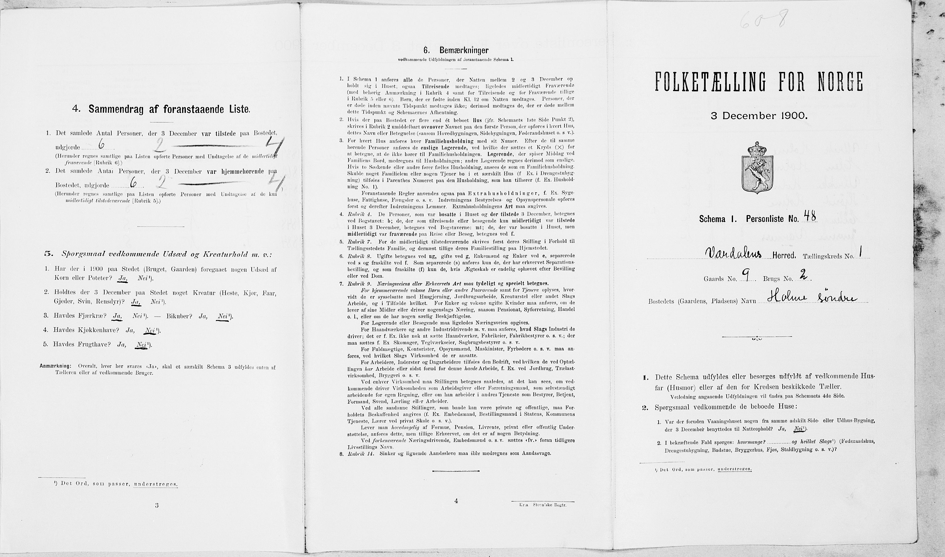 SAT, Folketelling 1900 for 1721 Verdal herred, 1900, s. 239